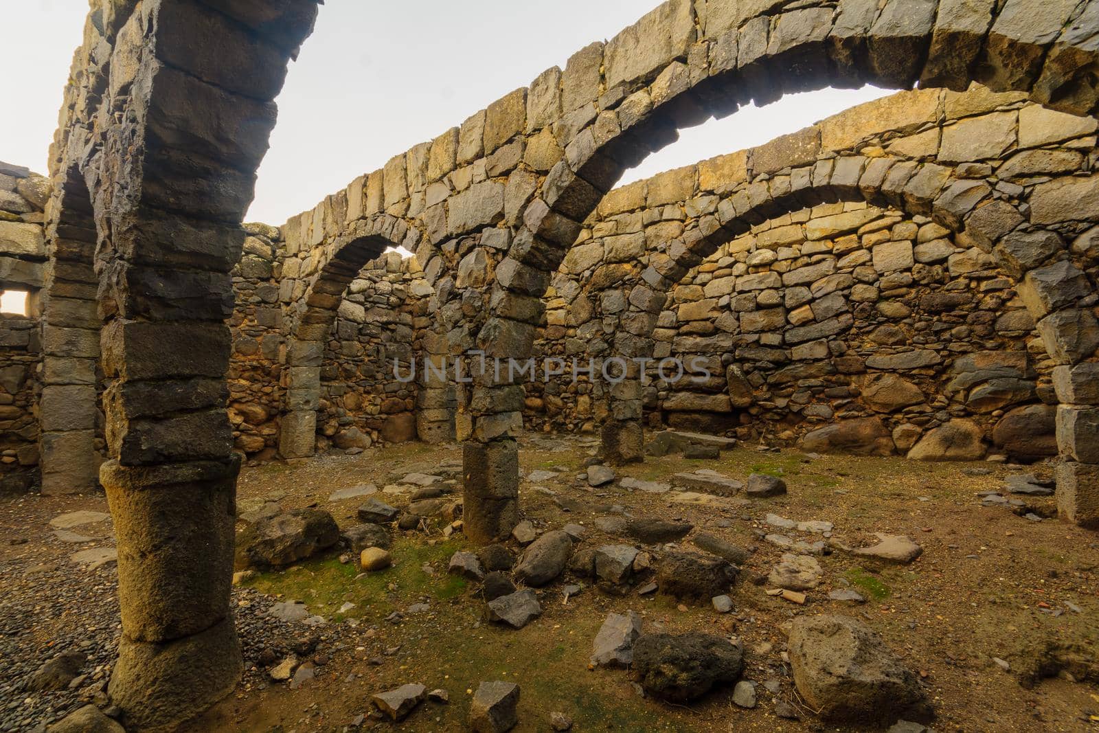 Ancient house with arches in Chorazin (Korazim) by RnDmS