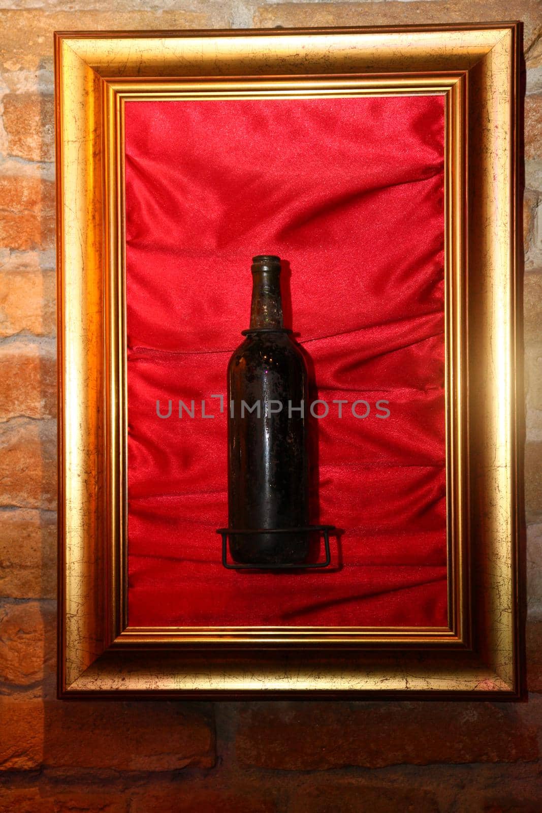 a bottle of wine in a frame by alex_nako