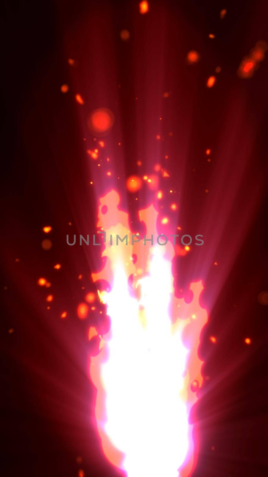 yellow Fire flame isolated on background illustration