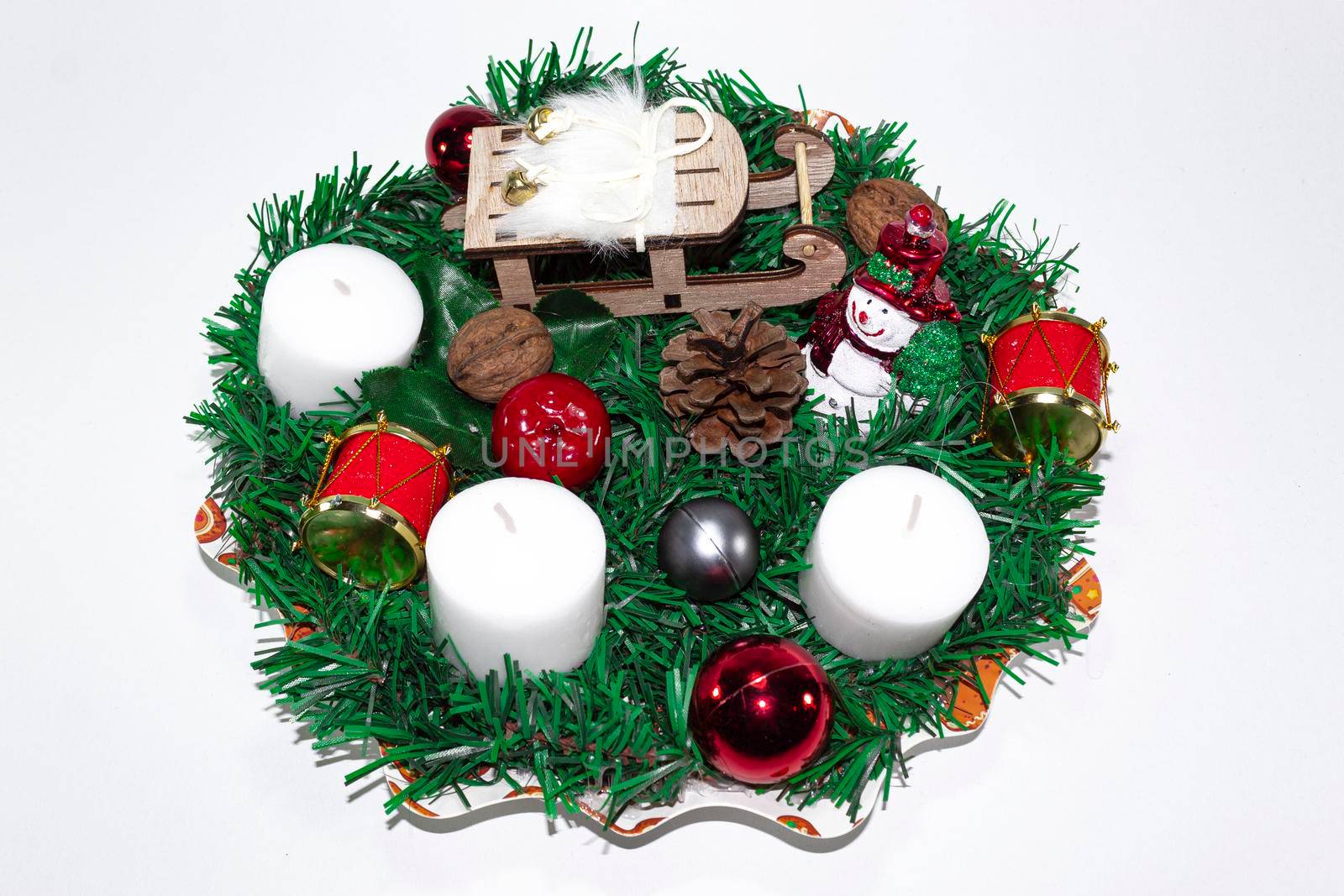 Beautiful handmade christmas interior decorations