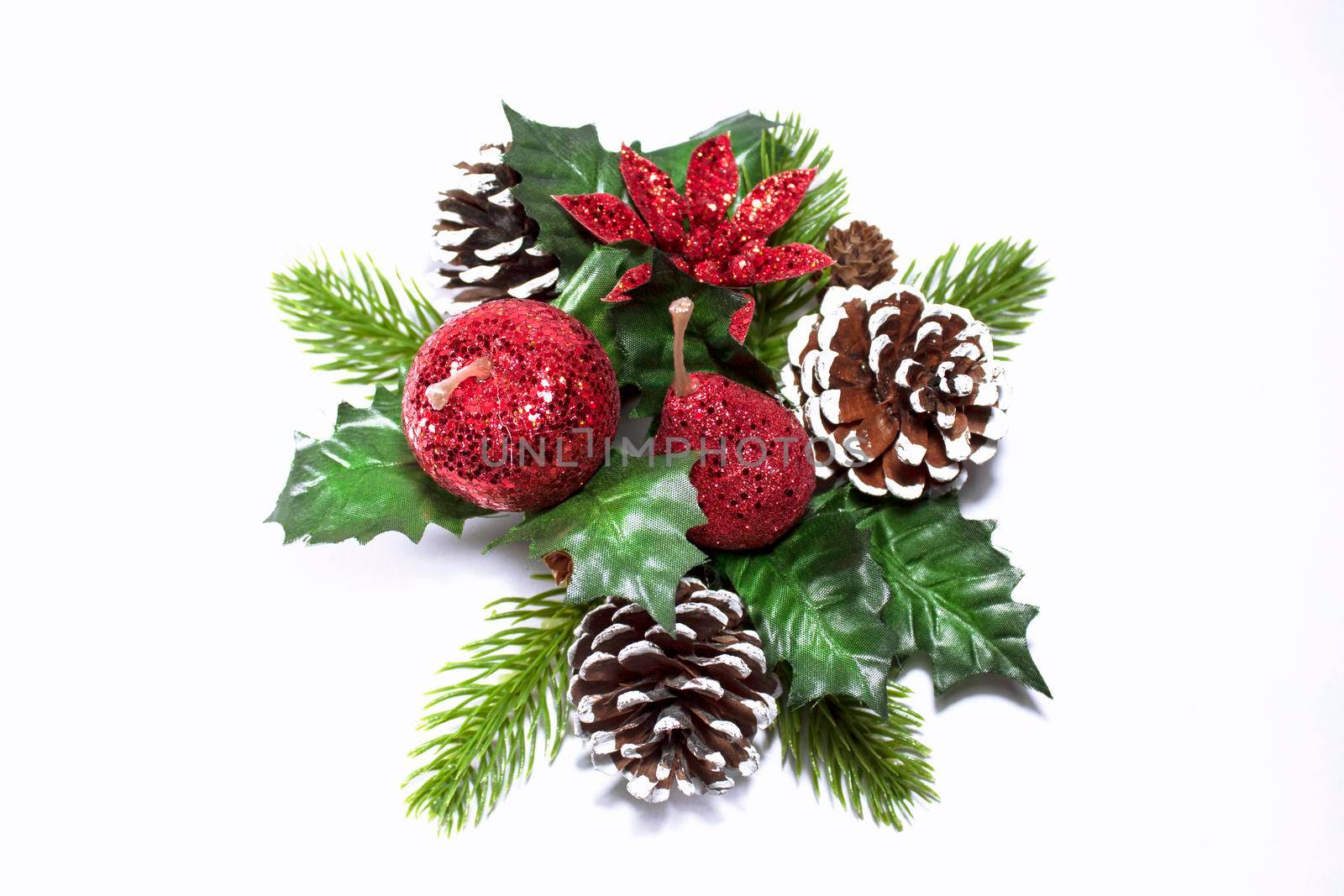 Decorative christmas wreath for interior