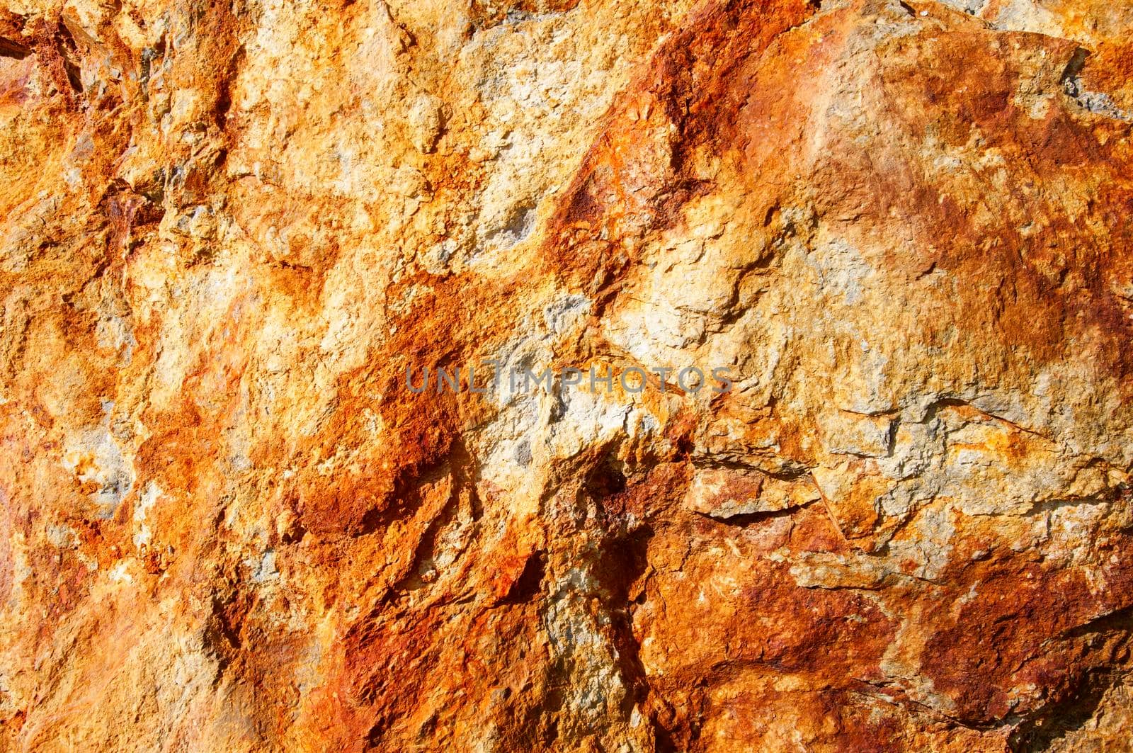 Rusty stone surface, close-up