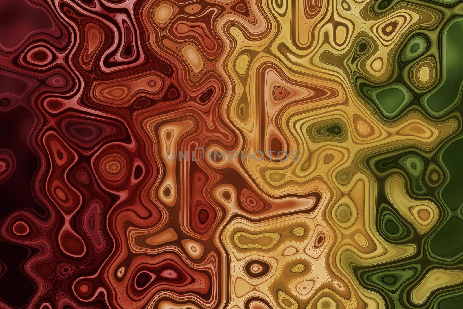 Abstract variegated background with concentric lines and spheres by Bezdnatm