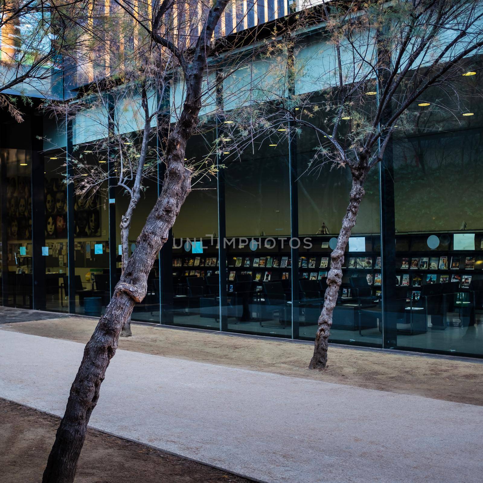 The Joan Olivier Sant Antoni Library (designed by RCR Architectes) in Barcelona, Spain. by Riccarduska