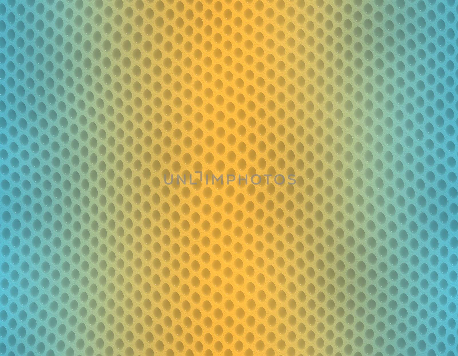 Yellow and blue gradient snake skin seamless pattern, bubble scale