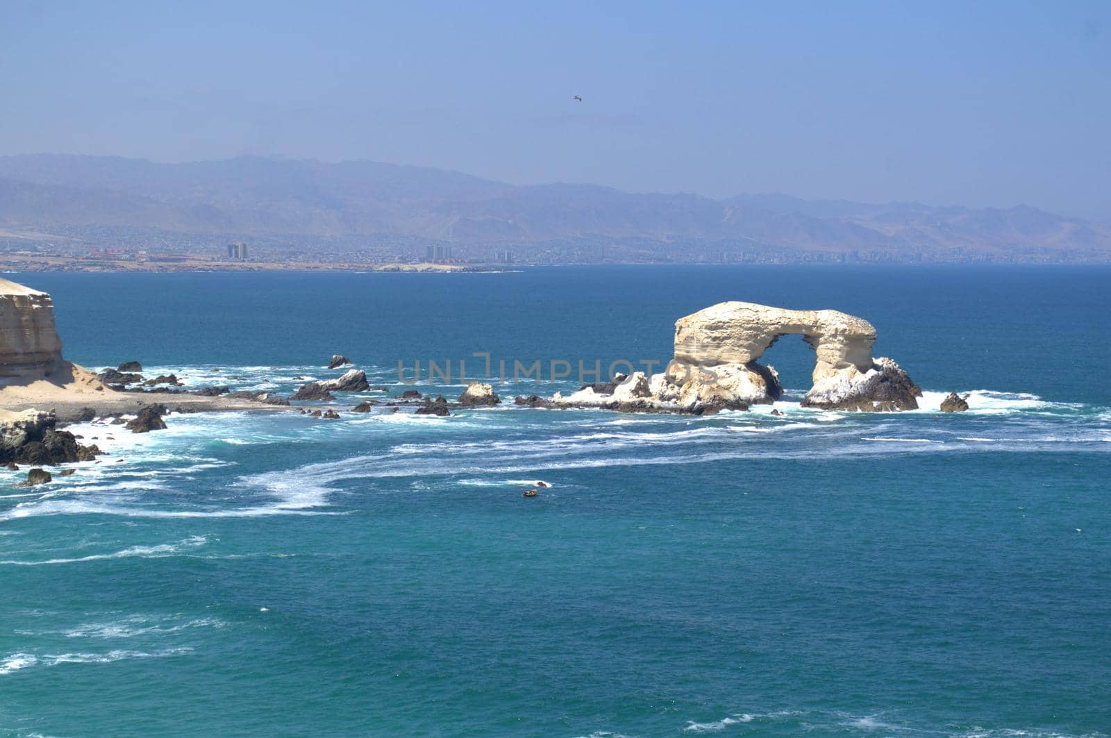 Natural eroded rock formation "La Portada" (The Gate) in Antofagasta, Chile. by hernan_hyper