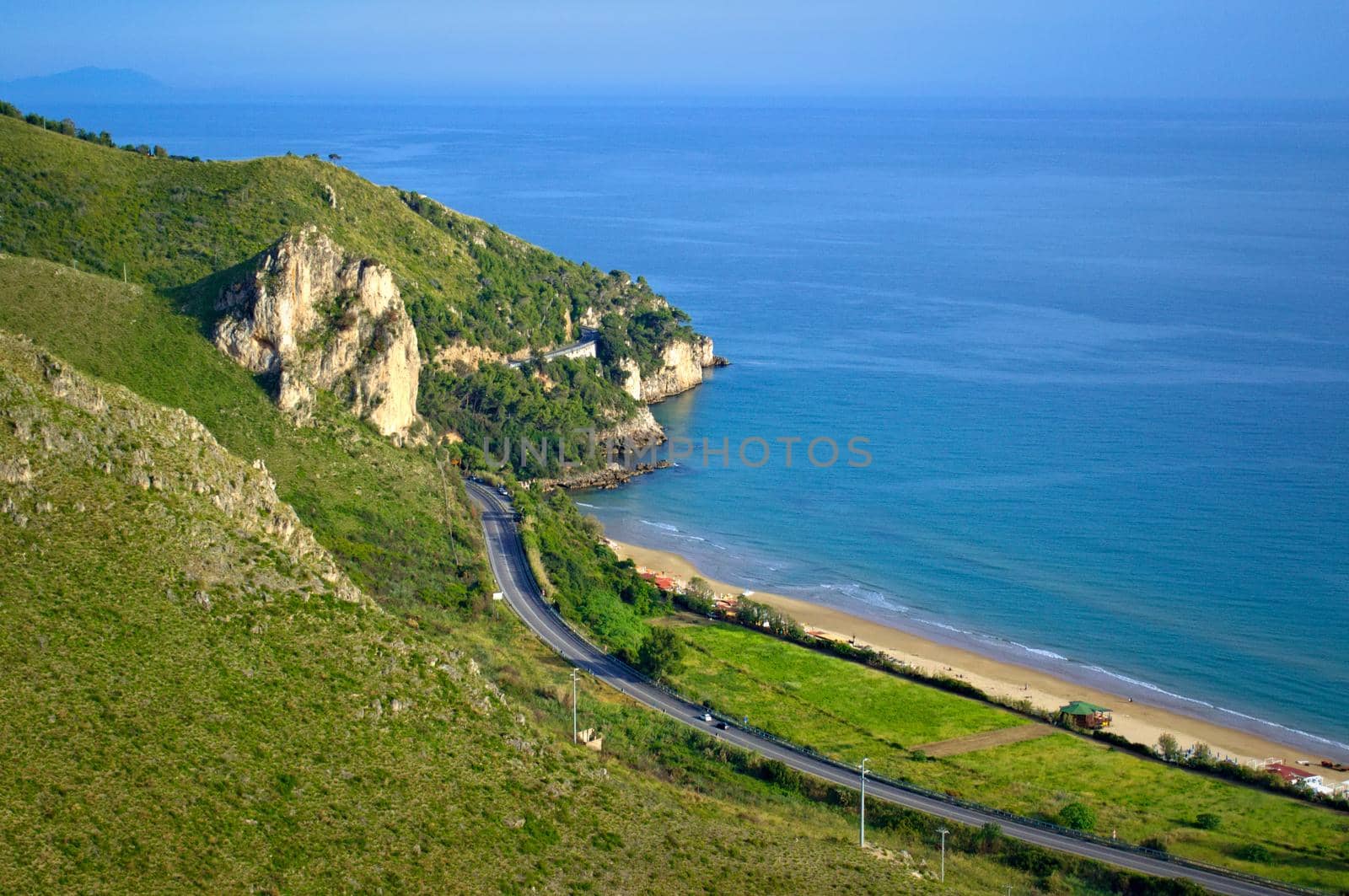 Coastal road near Terracina, Italy. by hernan_hyper