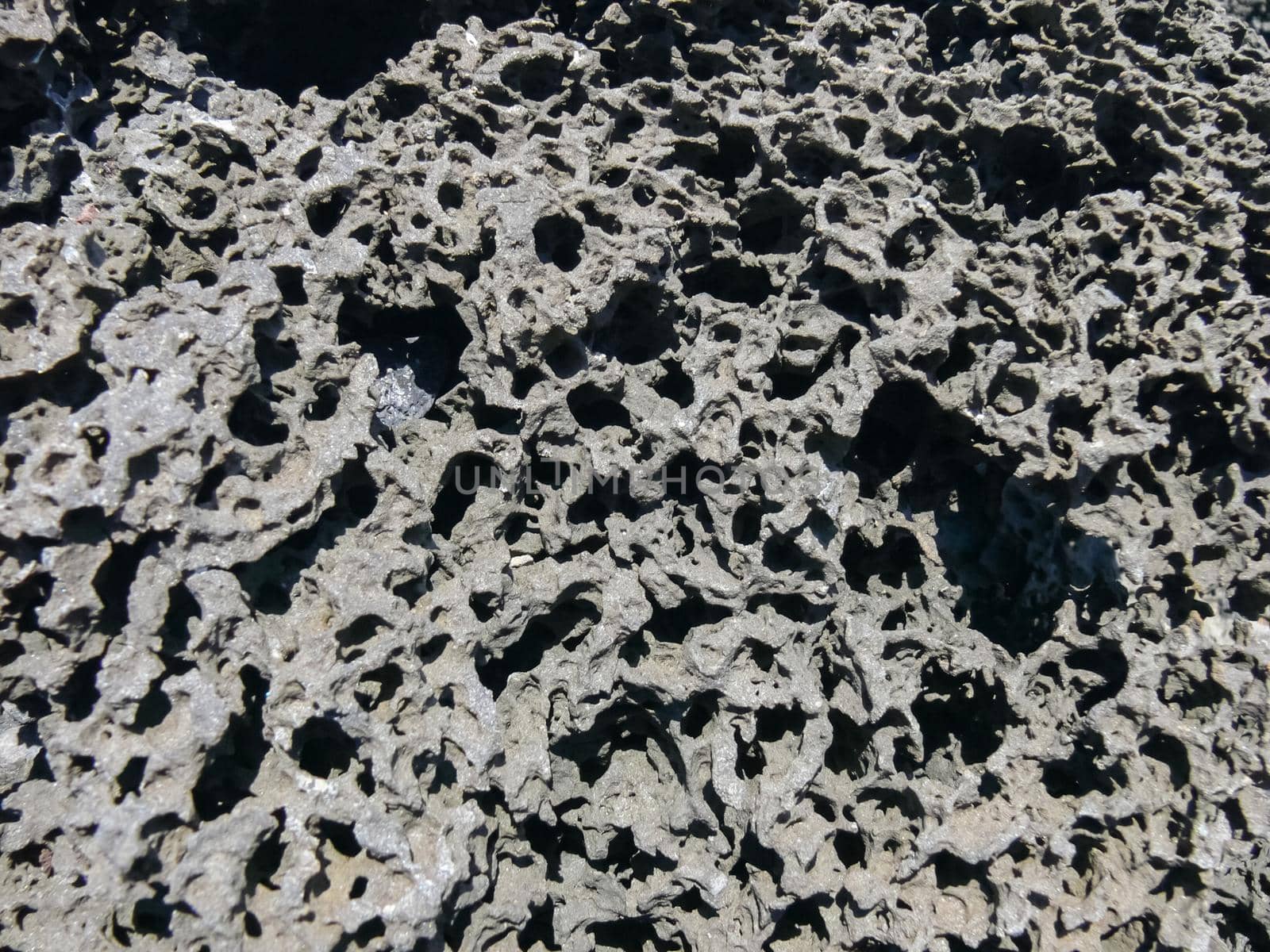 Errosia lava tuff on the coast of Easter Island.