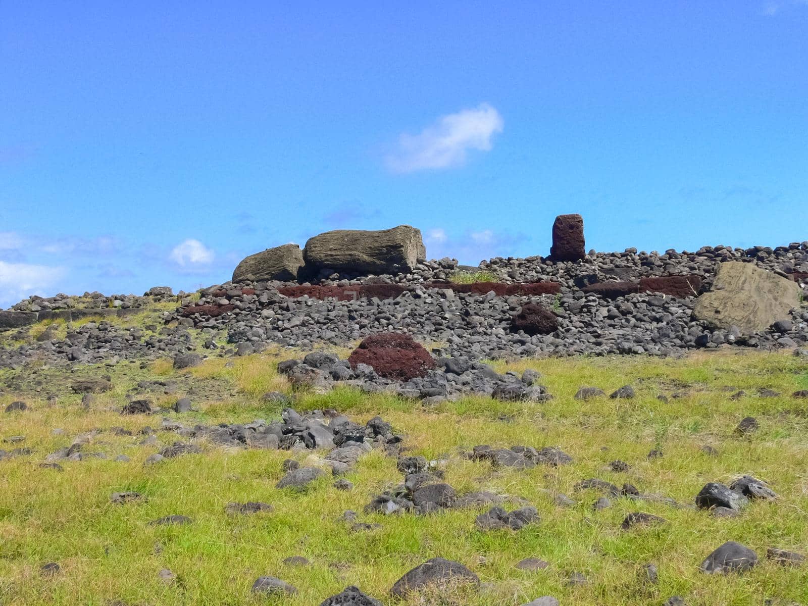 nature of Easter Island, landscape, vegetation and coast. by DePo