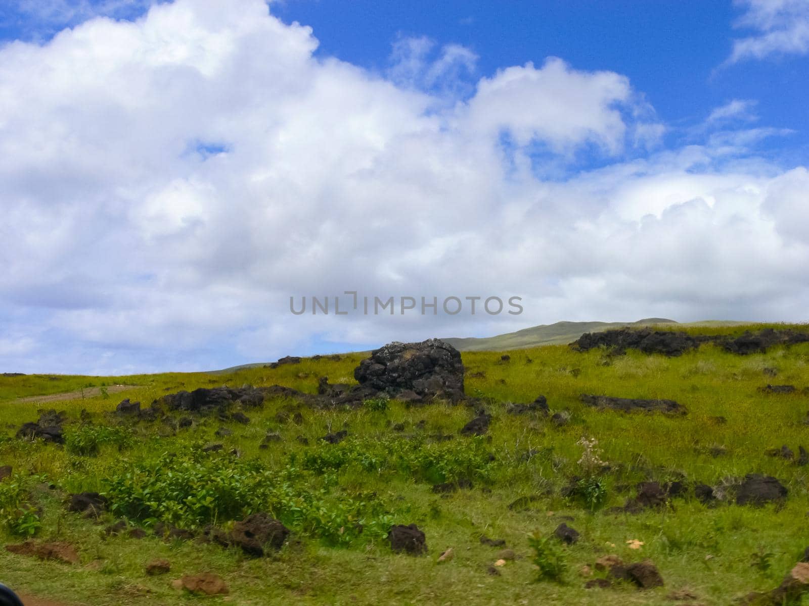 nature of Easter Island, landscape, vegetation and coast. by DePo