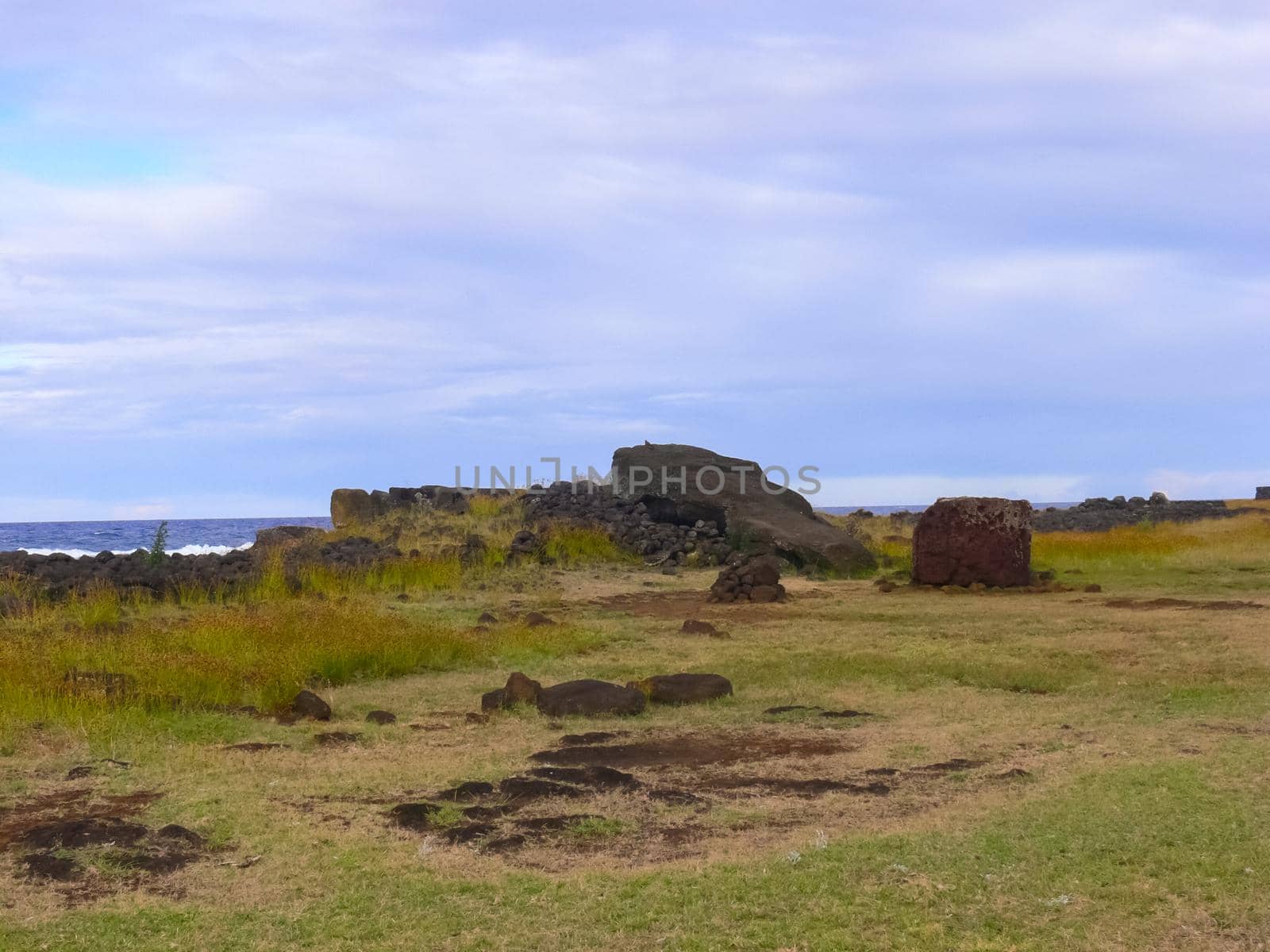 nature of Easter Island, landscape, vegetation and coast. by DePo