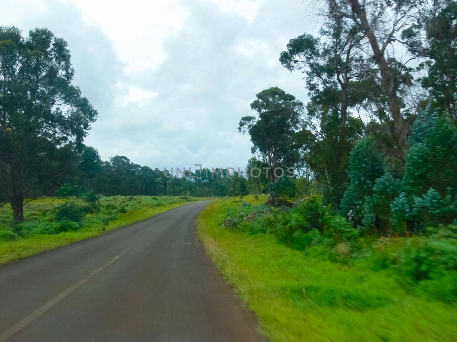 road on Easter Island. Roads and highways on the island. by DePo