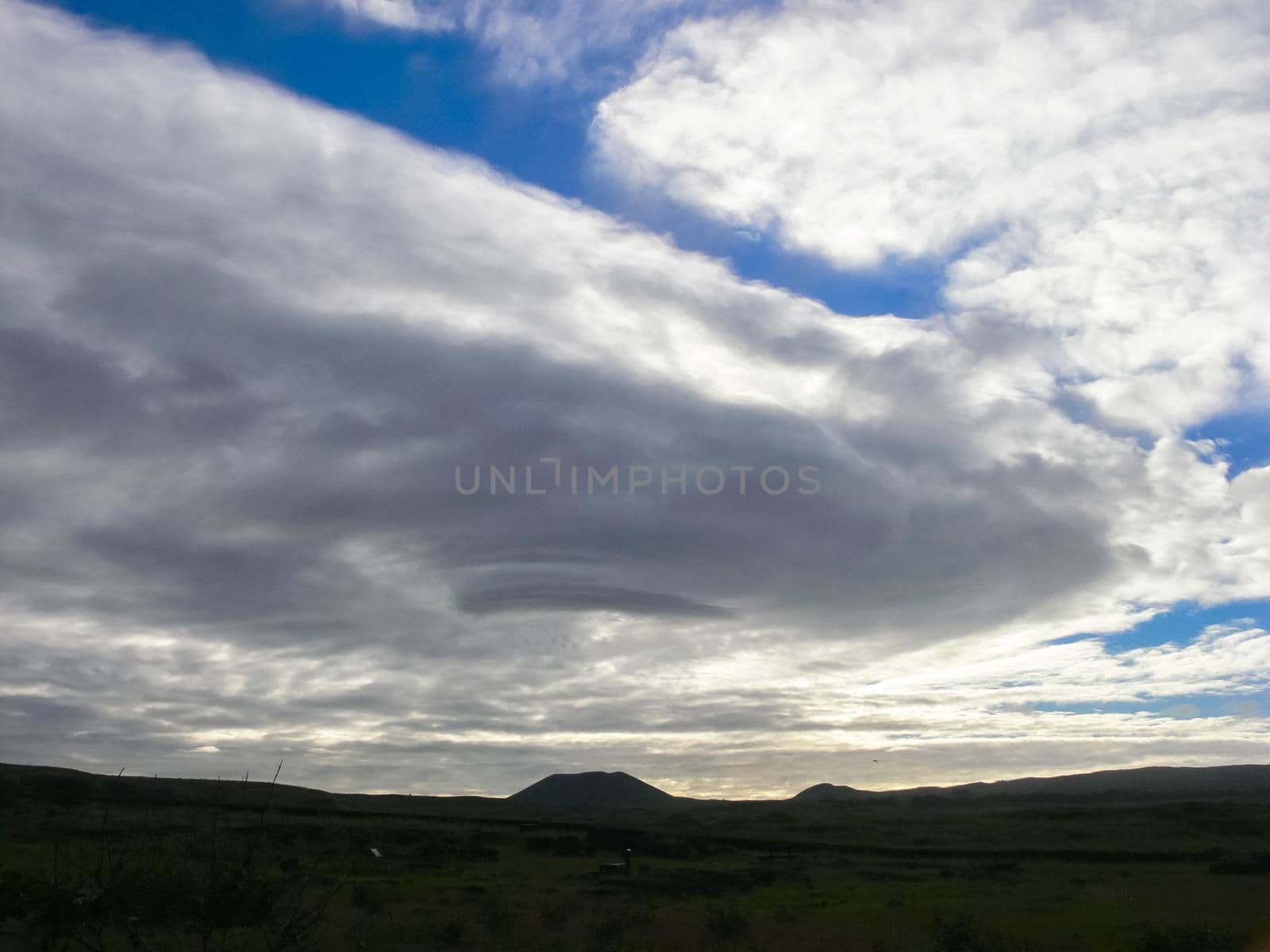 sky over Easter Island. Sky and clouds. by DePo