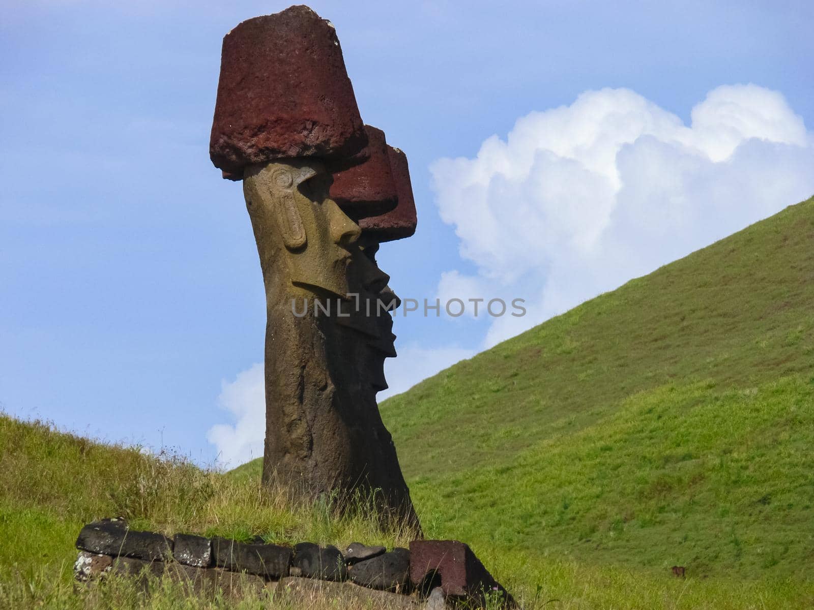 Statues of gods of Easter Island by DePo