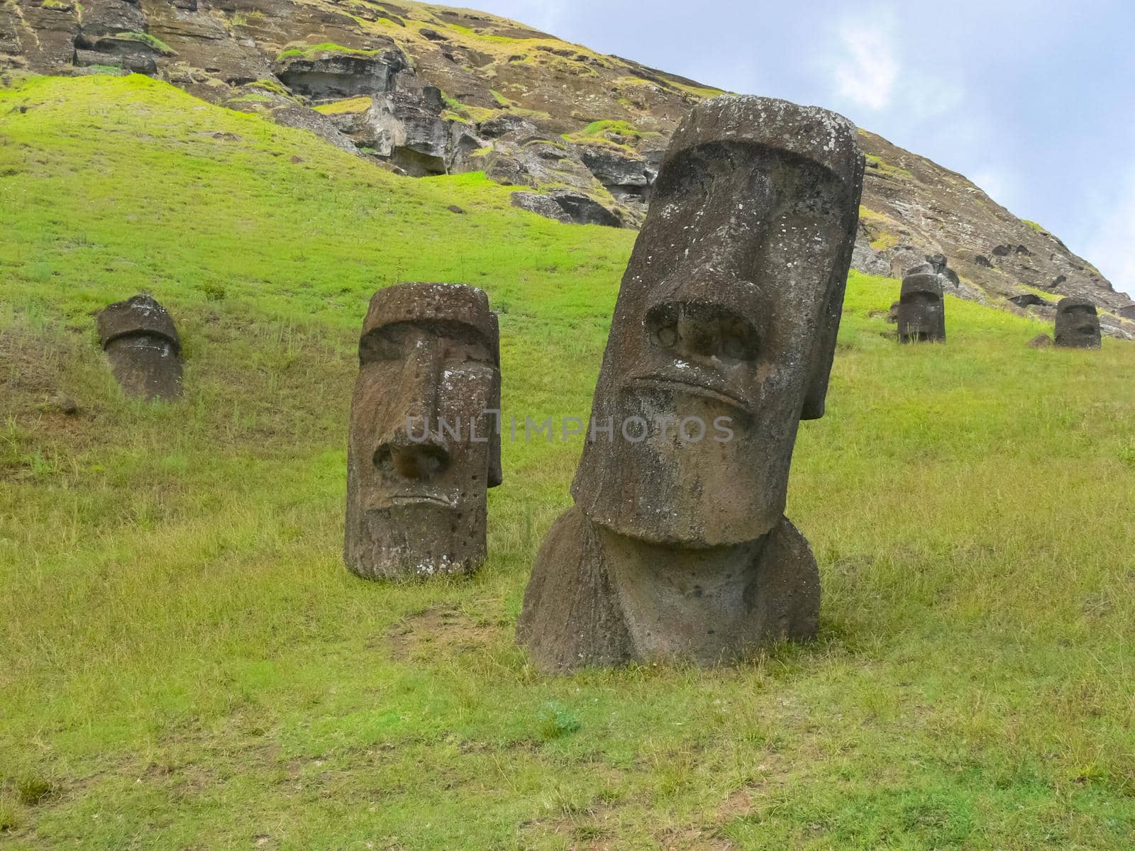 Statues of gods of Easter Island by DePo