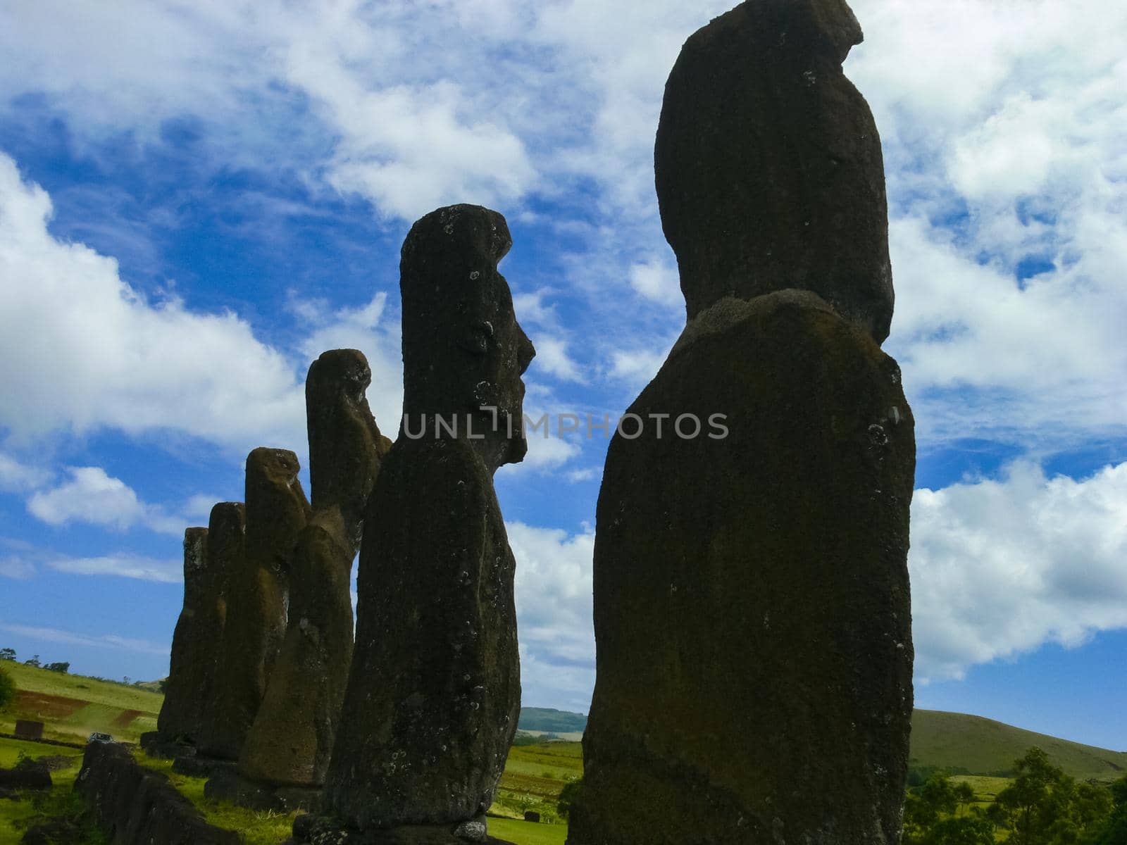 Statues of gods of Easter Island by DePo