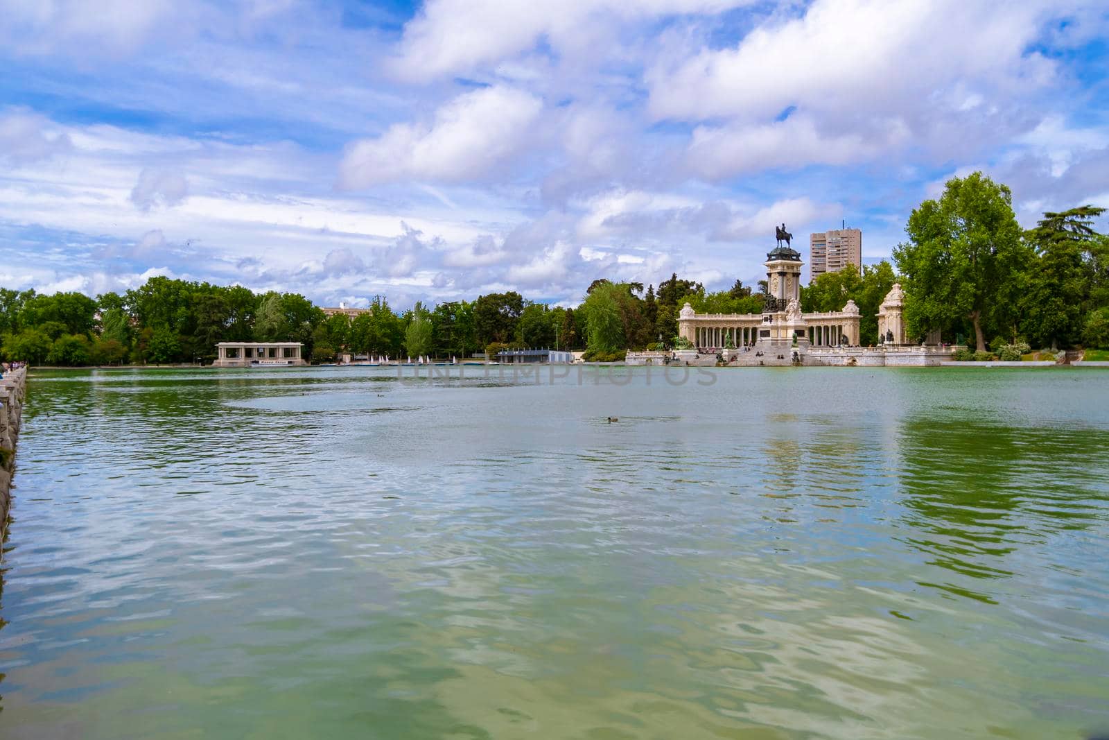 Retreat park in Madrid. by cabrera