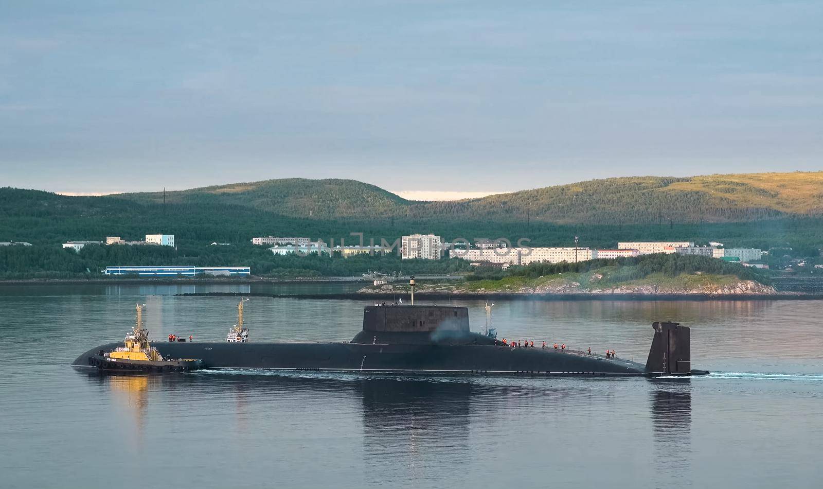 a Russian nuclear a submarine Dm. Russian nuclear submarine