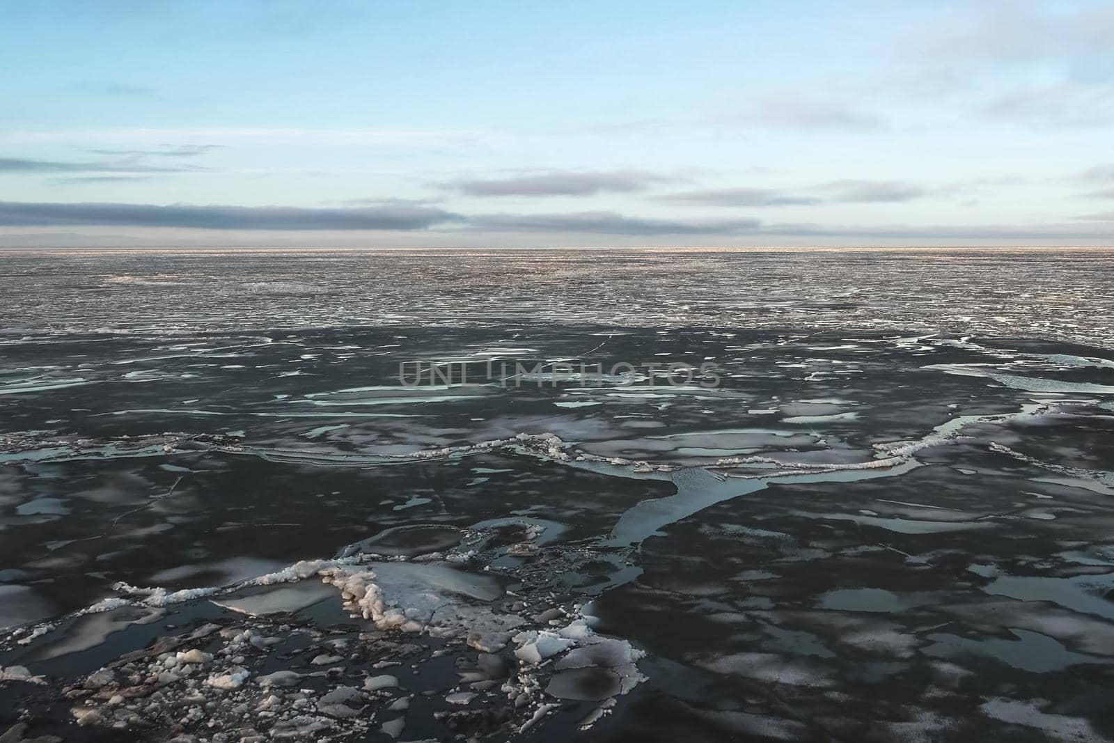 Arctic landscape of the Arctic Ocean. Ice and cold by DePo