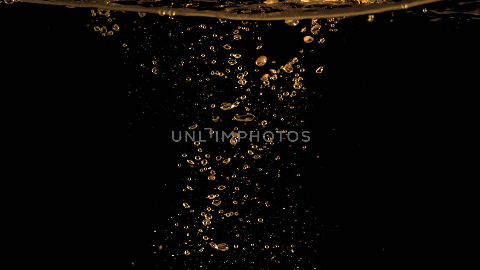 Close up images of oil bubbles from diesel gasoline splashing  by gnepphoto