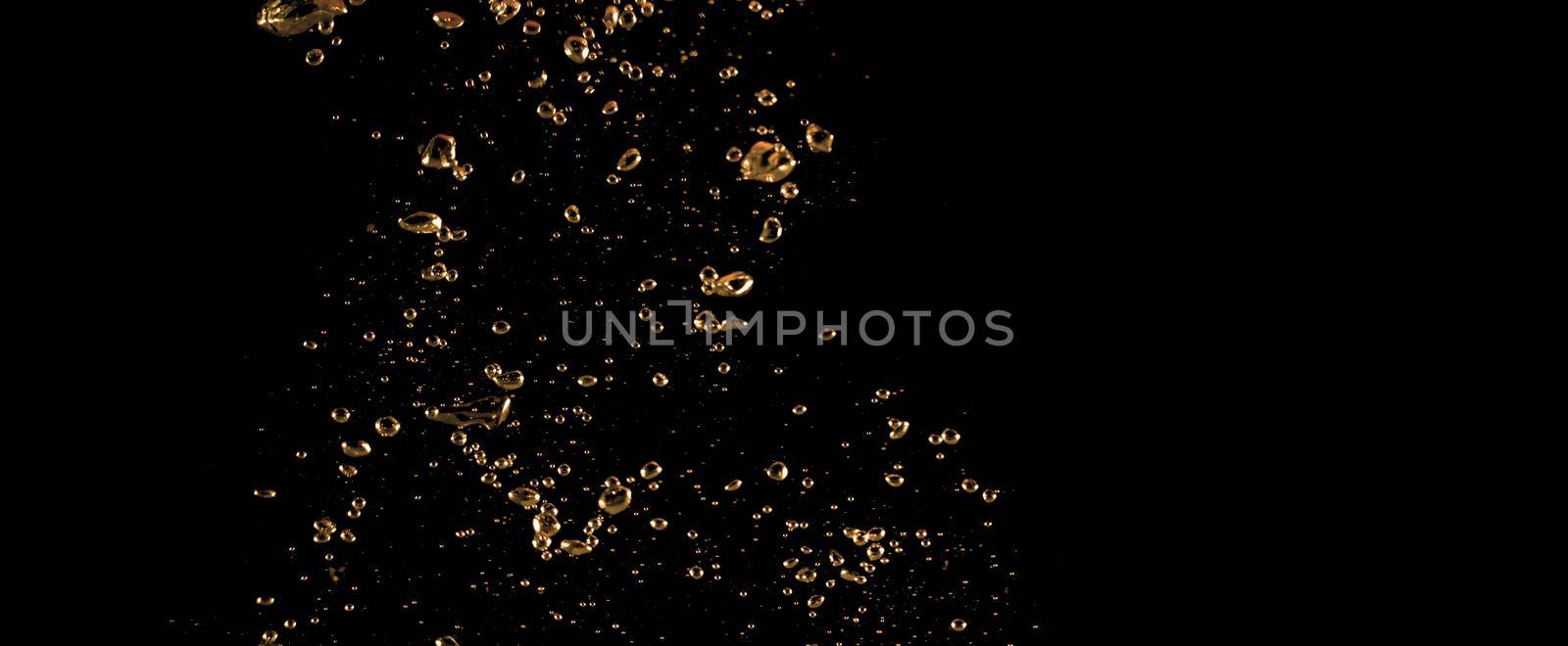 Close up images of oil bubbles from diesel gasoline splashing  by gnepphoto