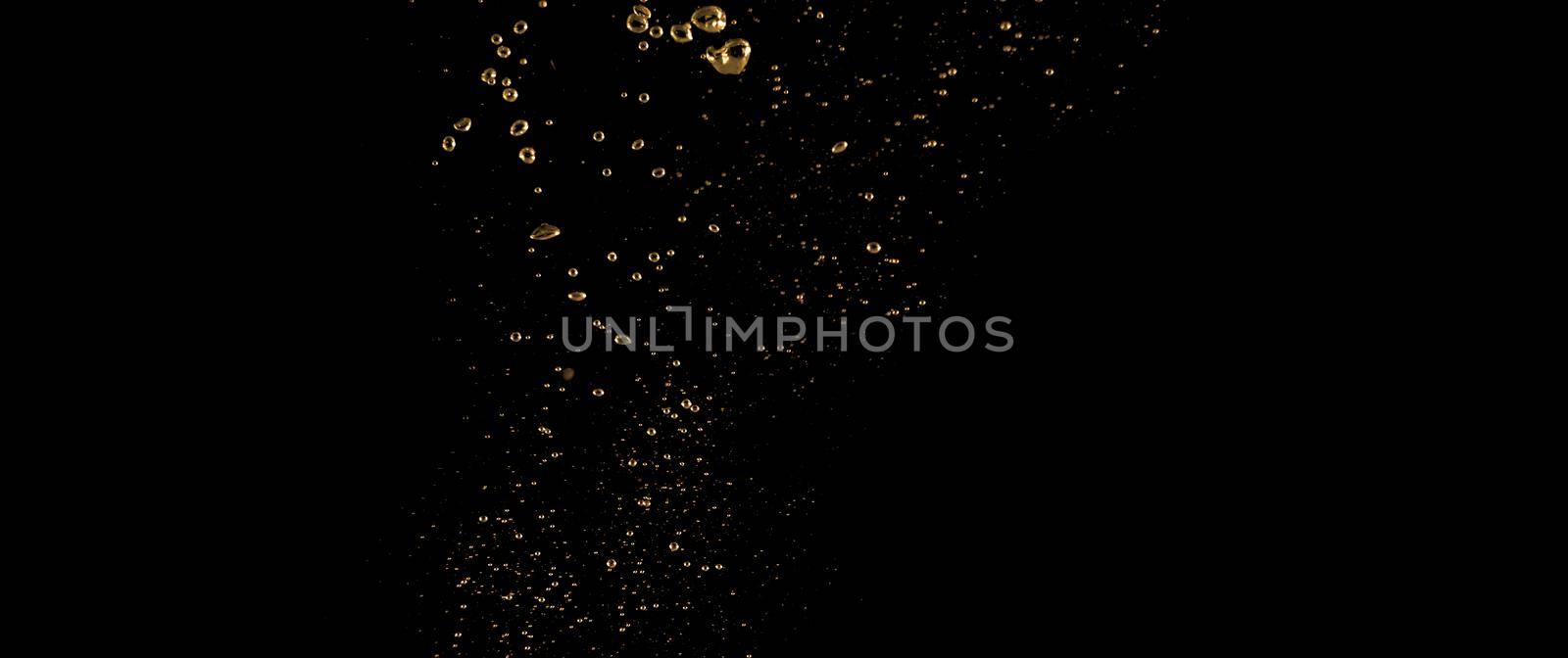 Close up images of oil bubbles from diesel gasoline splashing  by gnepphoto