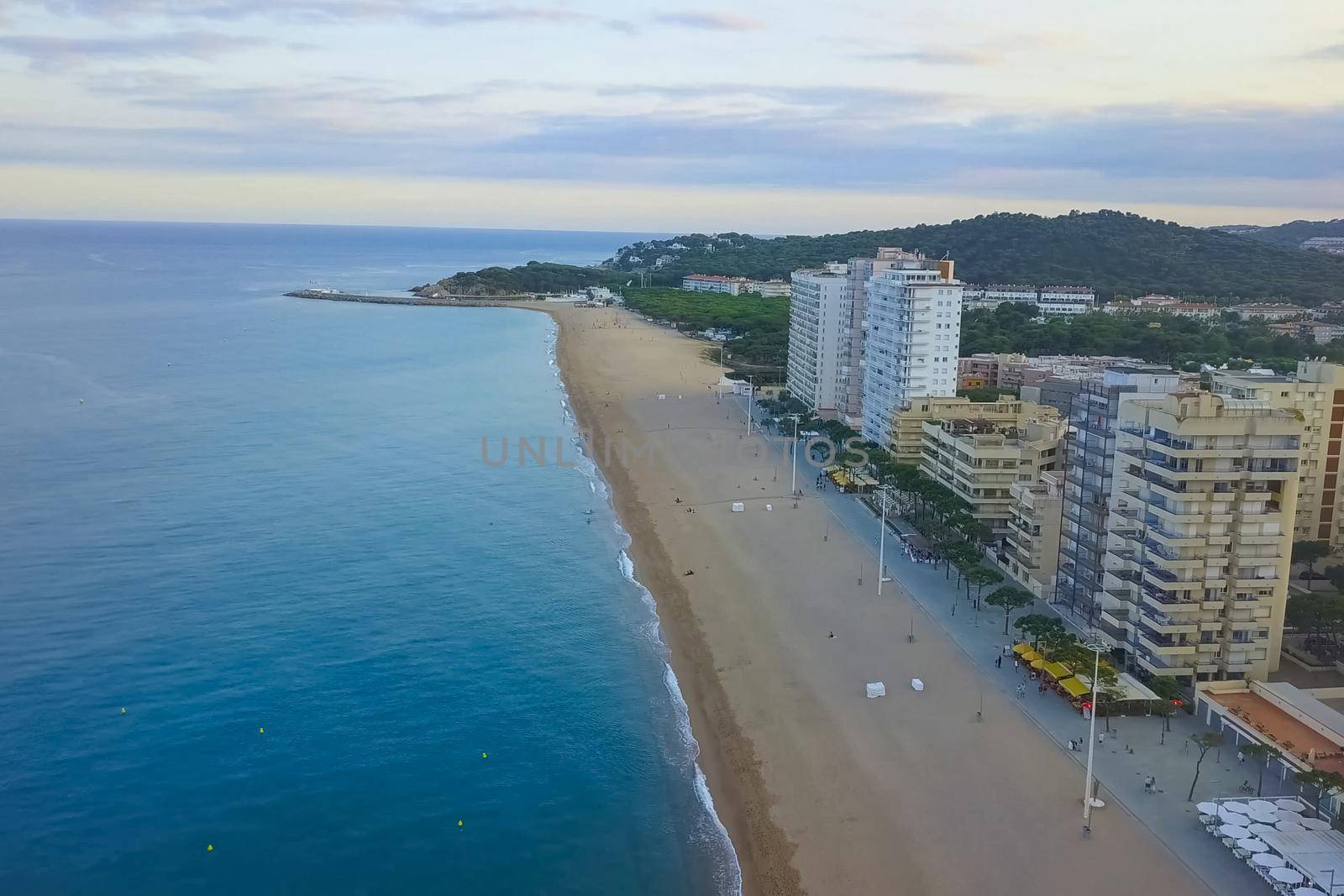 The Mediterranean coast in Spain. Spain's courts by the sea.