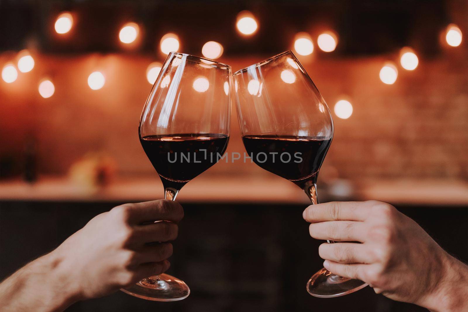 Two wine glasses by monakoartstudio