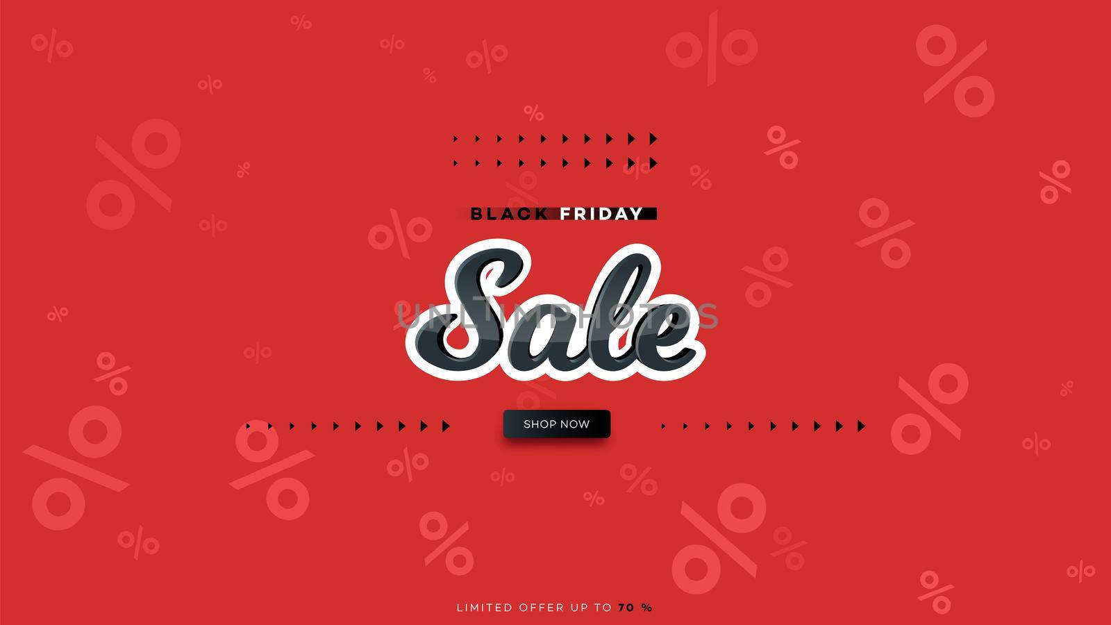 Black friday sale text design. Abstract vetor promotional background.