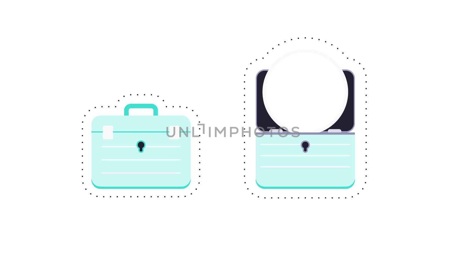 Vector gift box icons for mobile application or web site