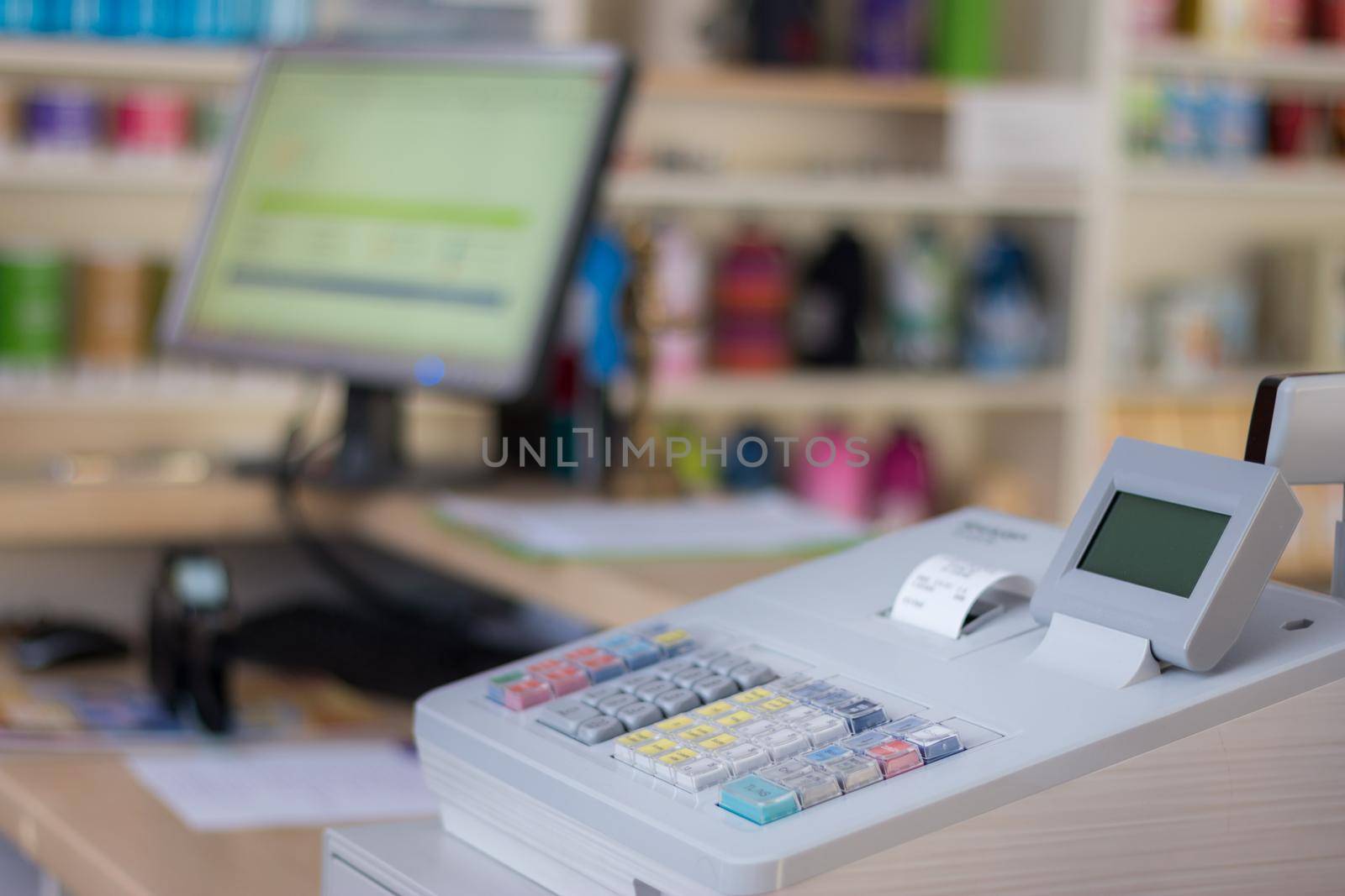 Cash register in a store, copy by Daxenbichler