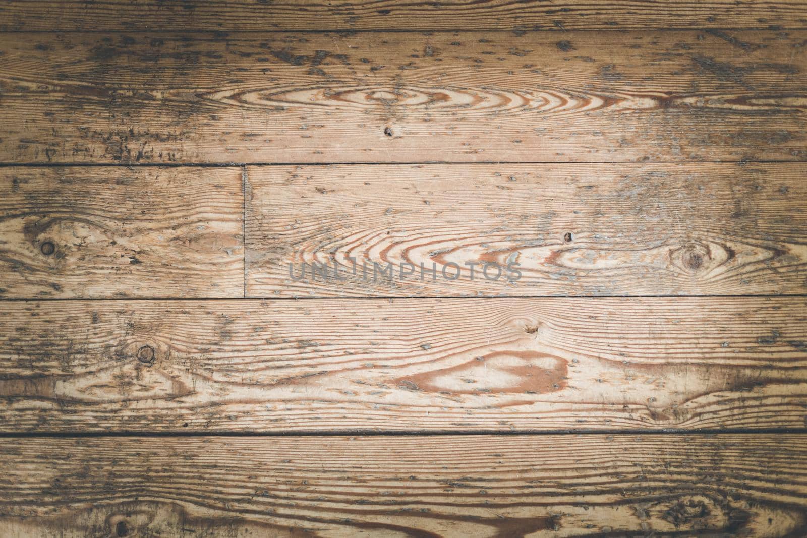 Closeup picture of old rustic wooden planks