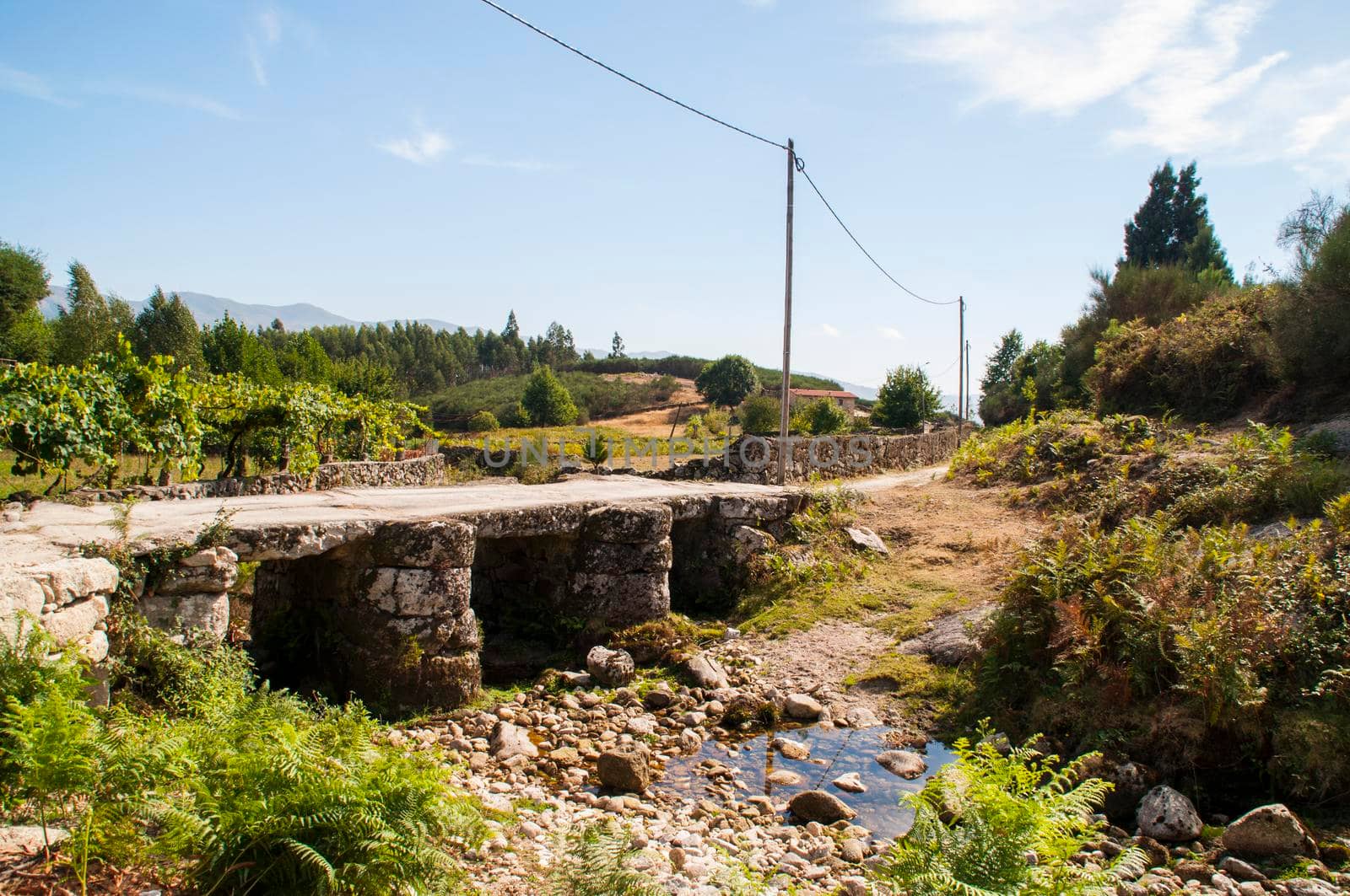 Bridge in the mountains in the north of Portugal.