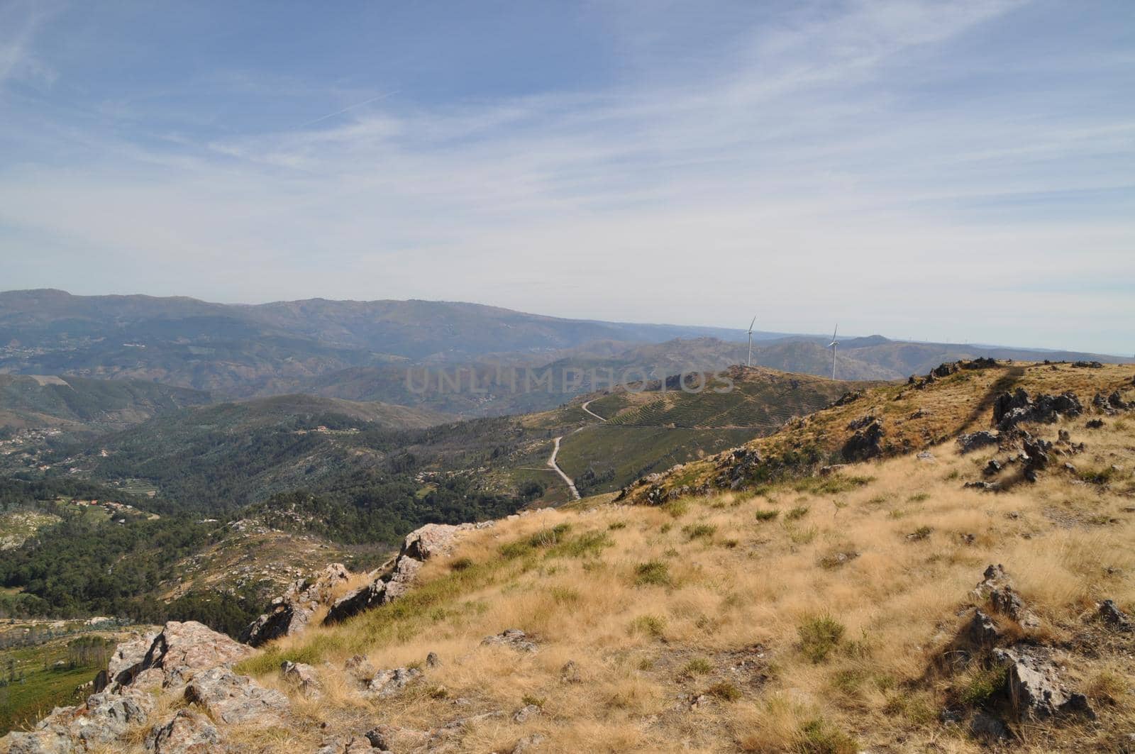 The mountains near Arouca, Portugal.