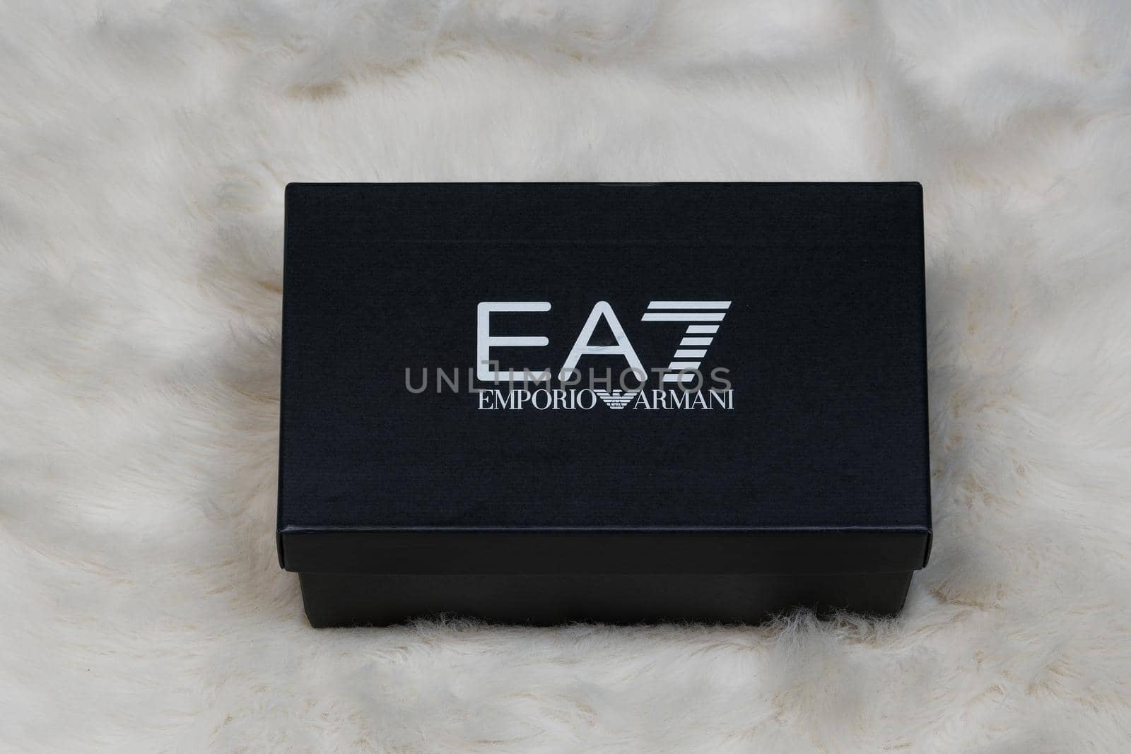 Emporio Armani online delivery box. by bestravelvideo
