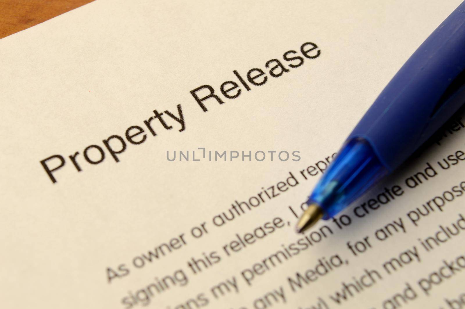 Property Release Form by AlphaBaby