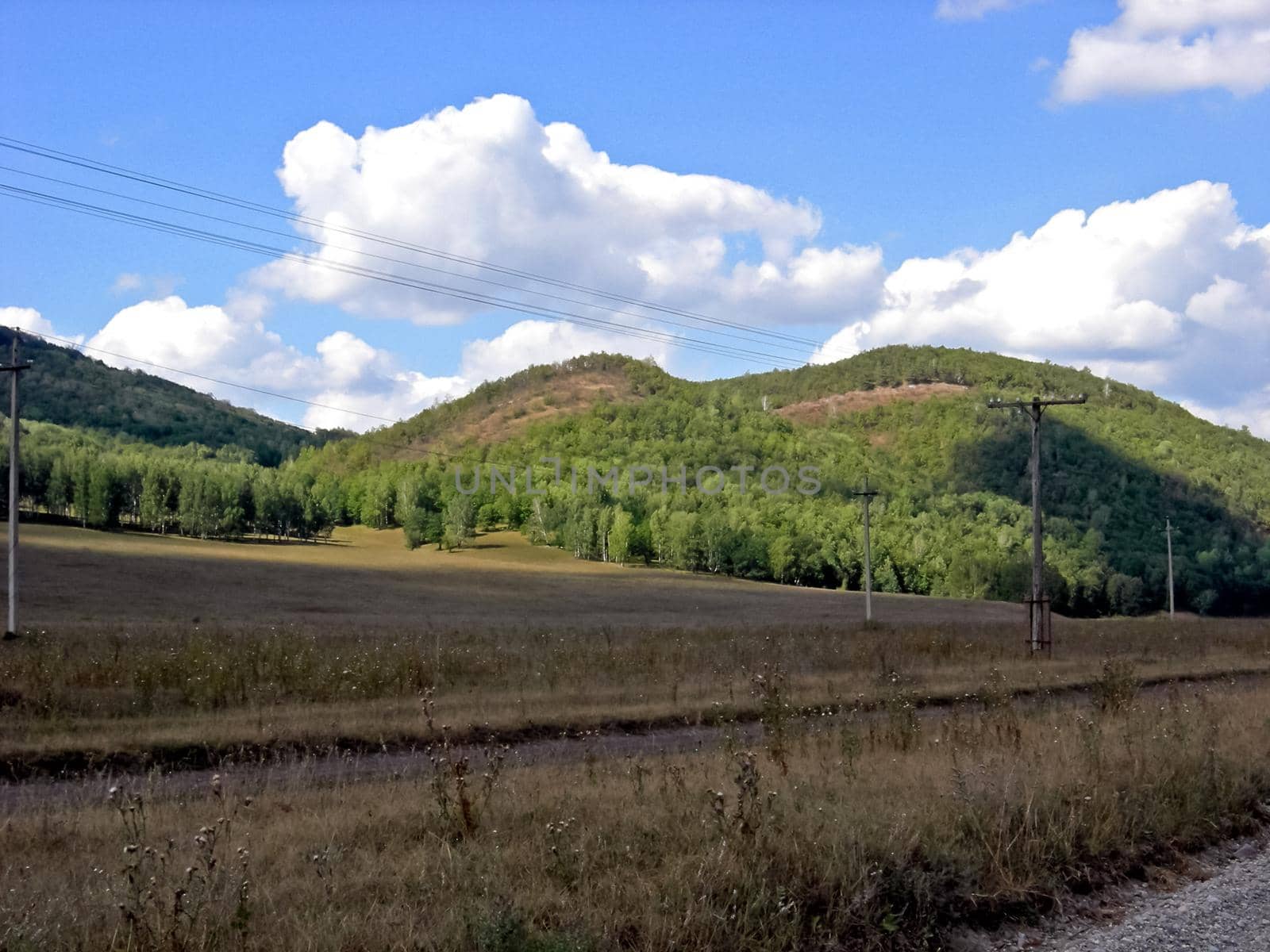 The Beloretsky tract. Nature is in the way of the Beloretsky tract. Roads and landscape.