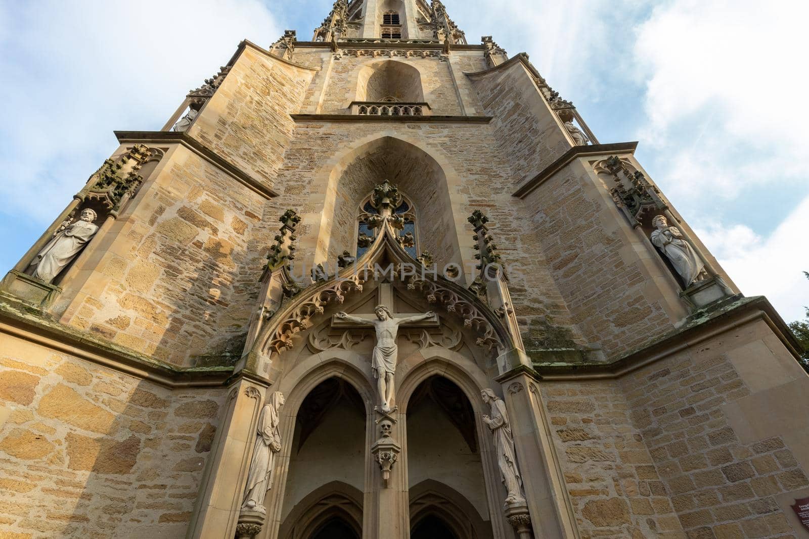 Tower of the Schlosskirche in Meisenheim by reinerc