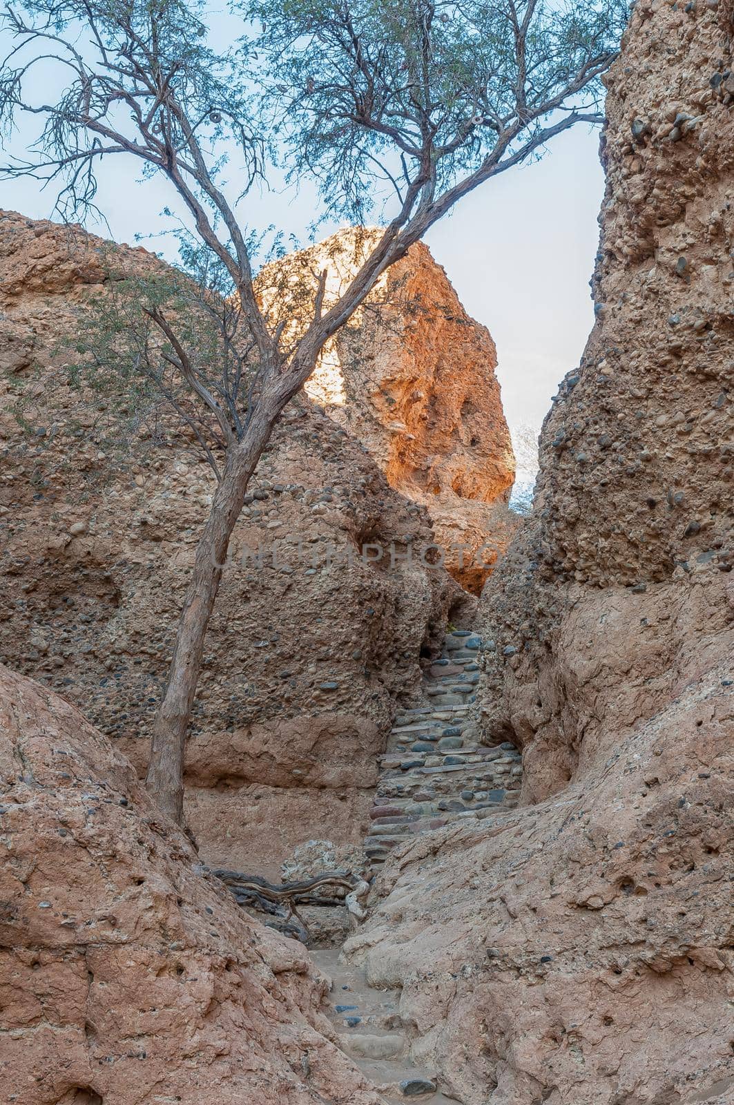 Path leading out of the Sesriem Canyon by dpreezg