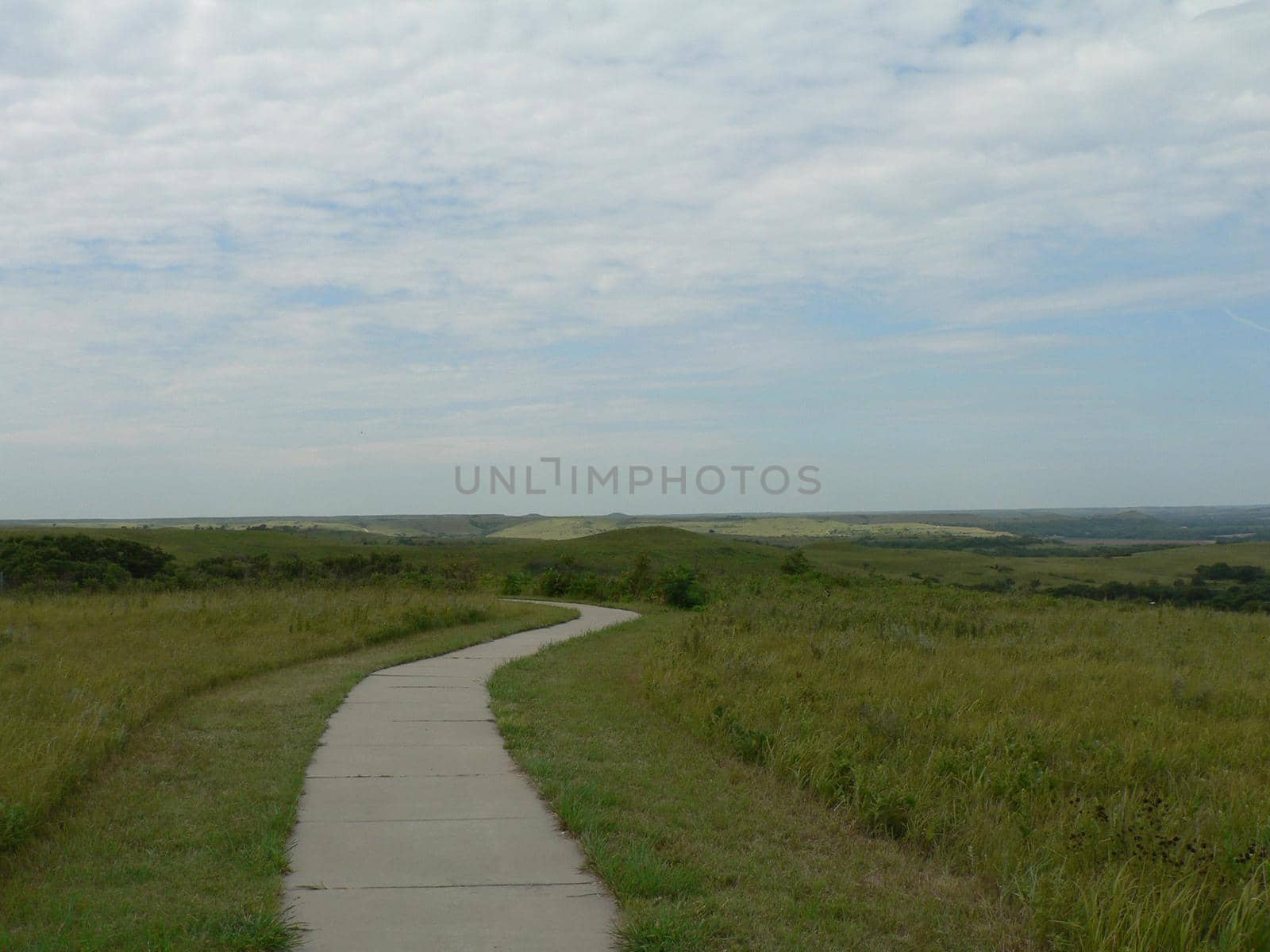 View of the Konza Prairie near Manhattan, Kansas