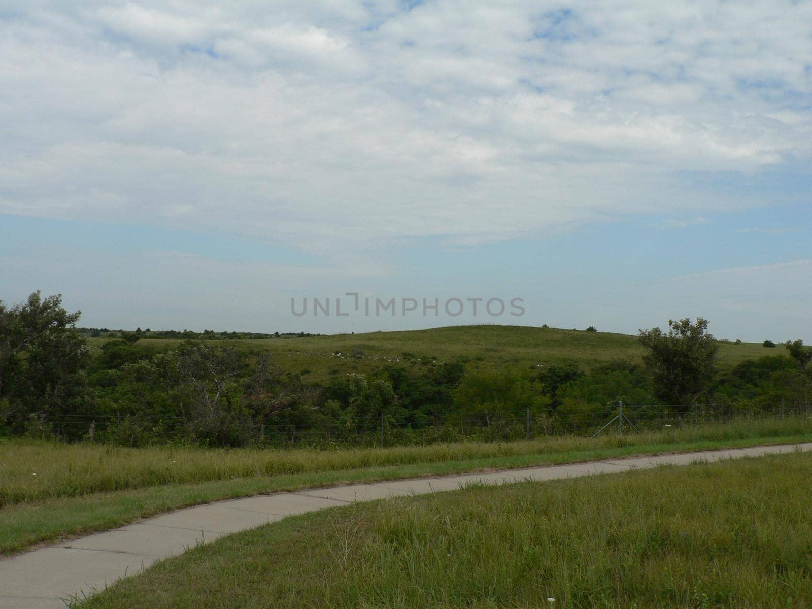 View of the Konza Prairie near Manhattan, Kansas