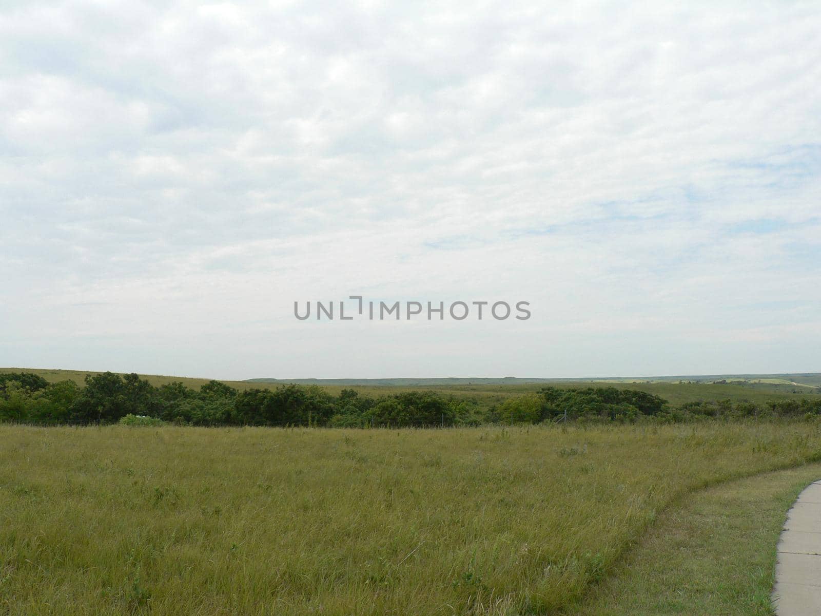 View of the Konza Prairie near Manhattan, Kansas