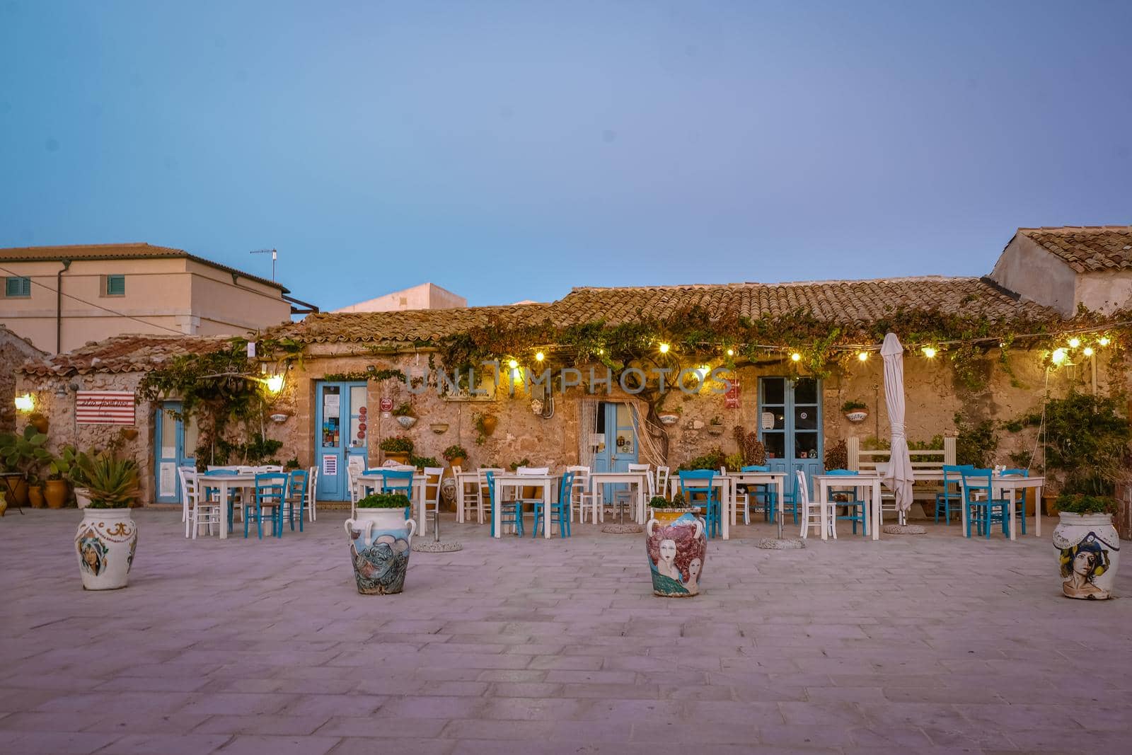 The picturesque village of Marzamemi, in the province of Syracuse, Sicily by fokkebok