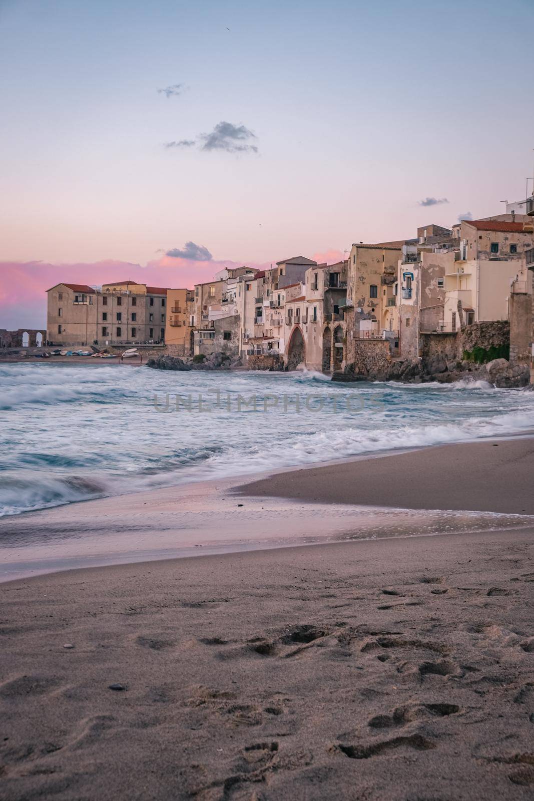 Cefalu, medieval village of Sicily island, Province of Palermo, Italy. Europe