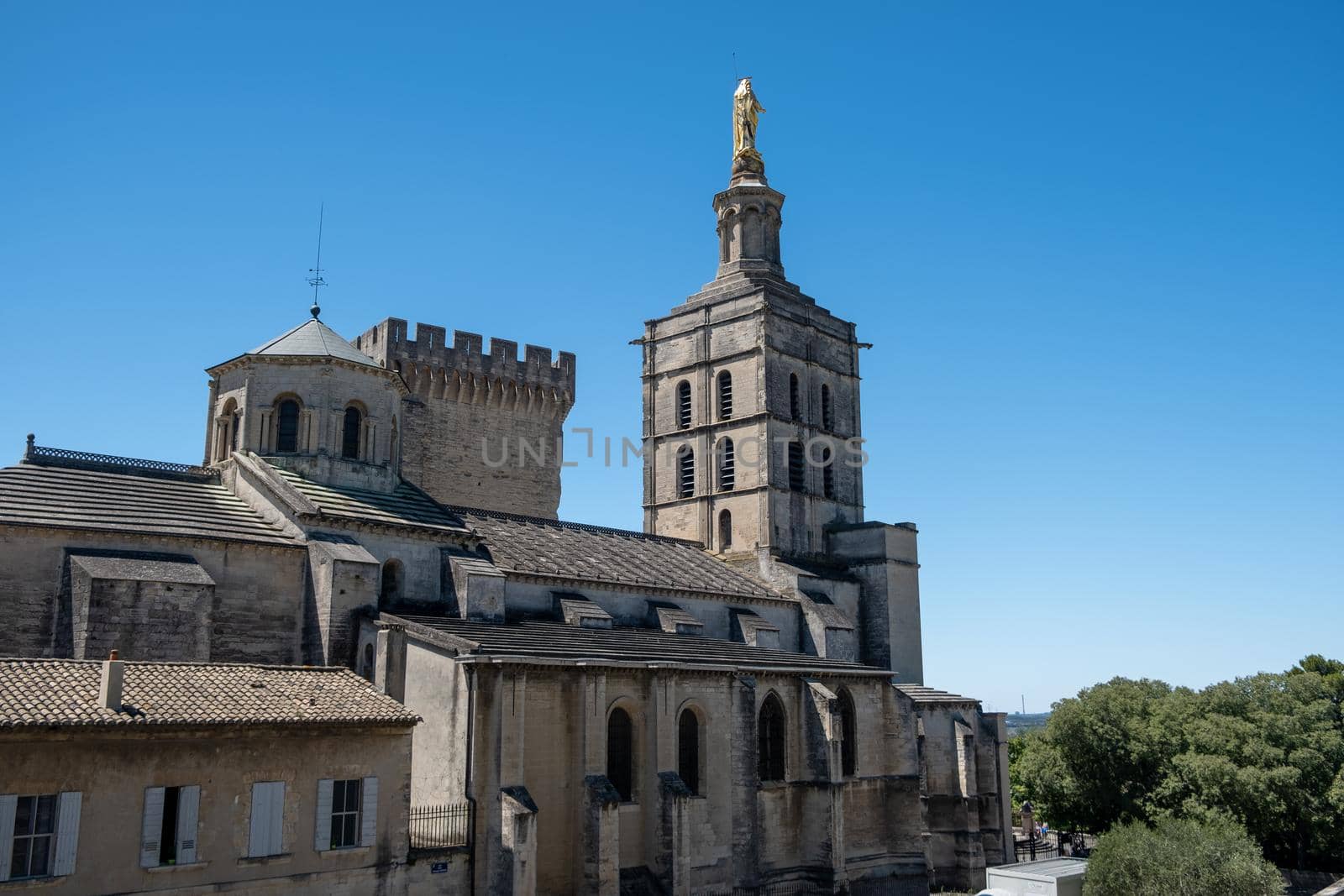 Avignon Southern France, Ancient Popes Palace, Saint-Benezet, Avignon, Provence, France Europe