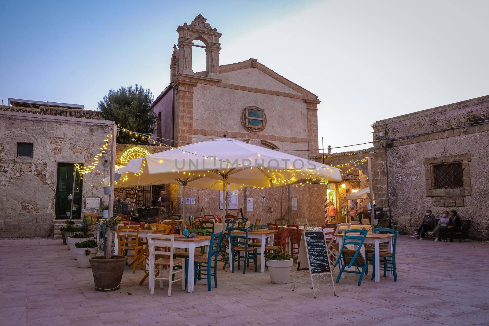 The picturesque village of Marzamemi, in the province of Syracuse, Sicily by fokkebok