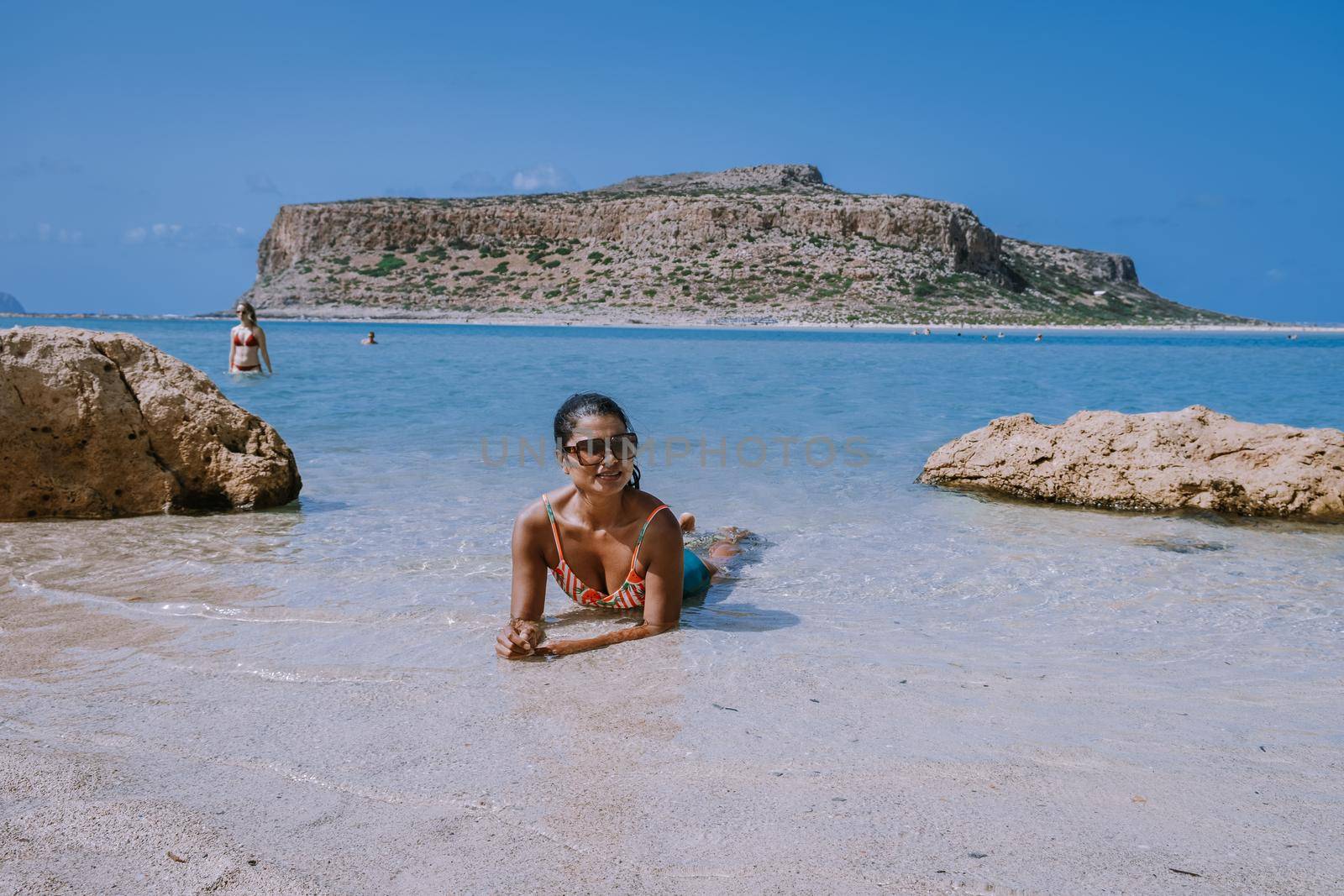 Balos Beach Cret Greece, Balos beach is on of the most beautiful beaches in Greece at the Greek Island  by fokkebok