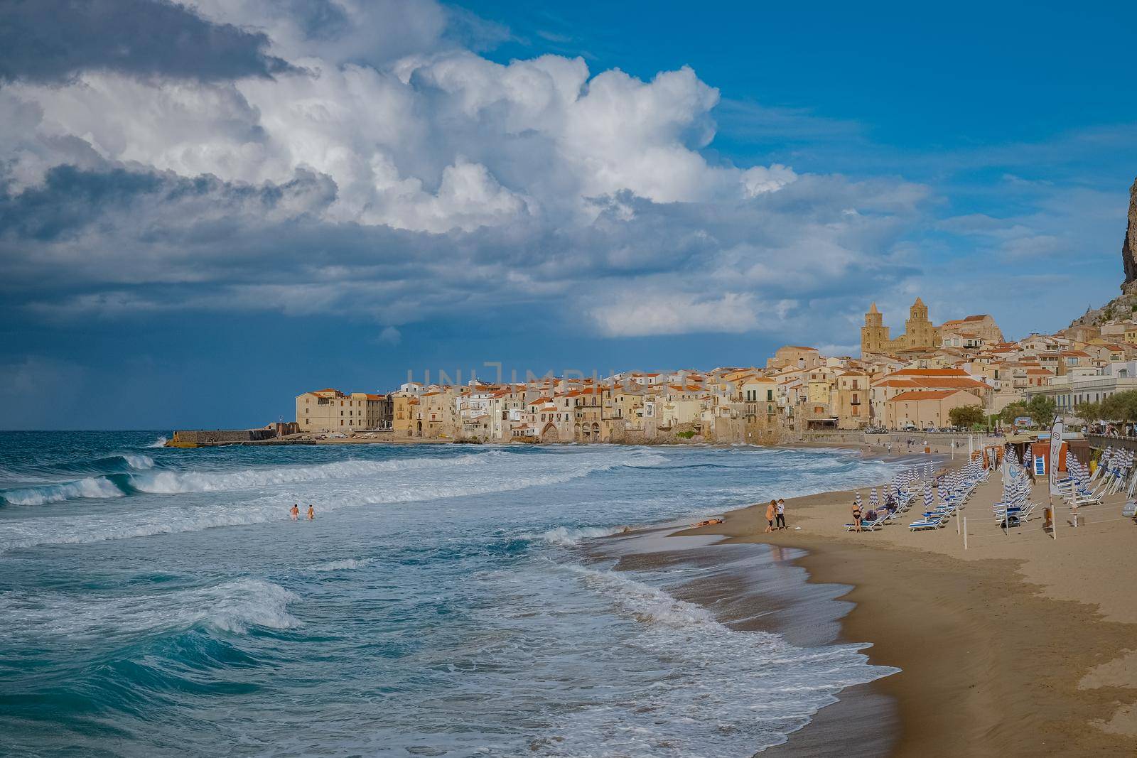 Cefalu, medieval village of Sicily island, Province of Palermo, Italy by fokkebok