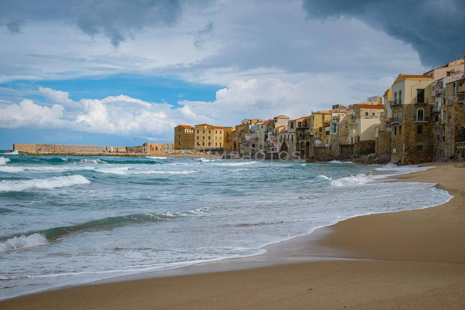 Cefalu, medieval village of Sicily island, Province of Palermo, Italy. Europe