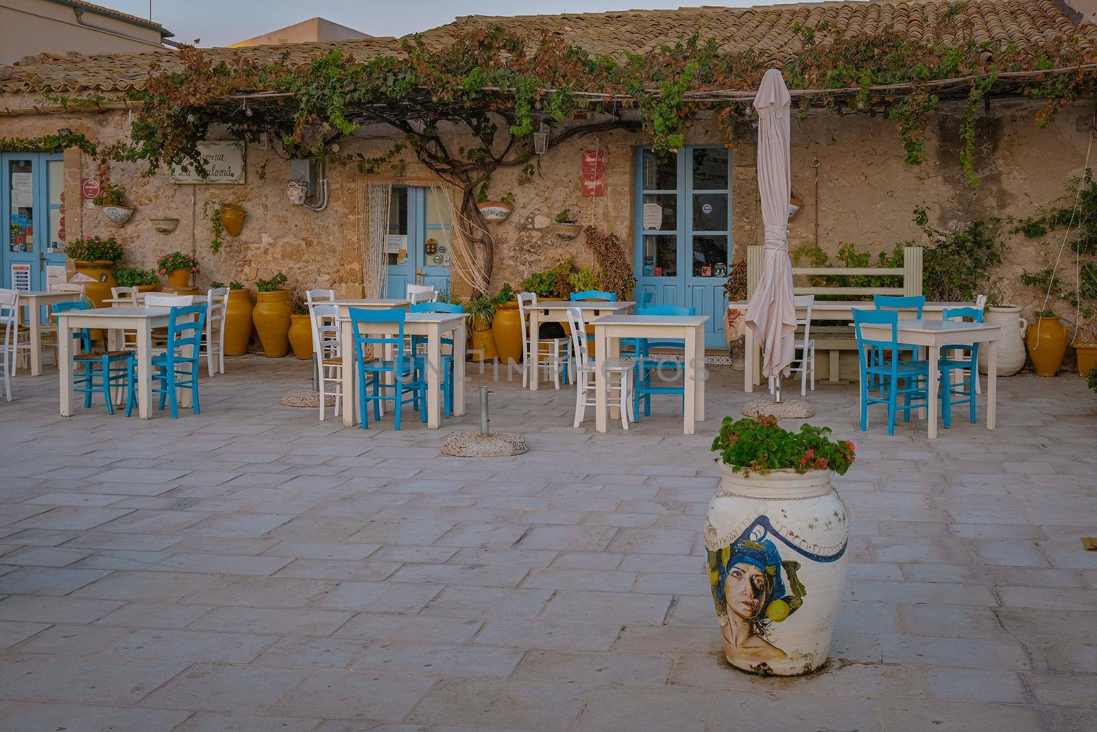 The picturesque village of Marzamemi, in the province of Syracuse, Sicily by fokkebok